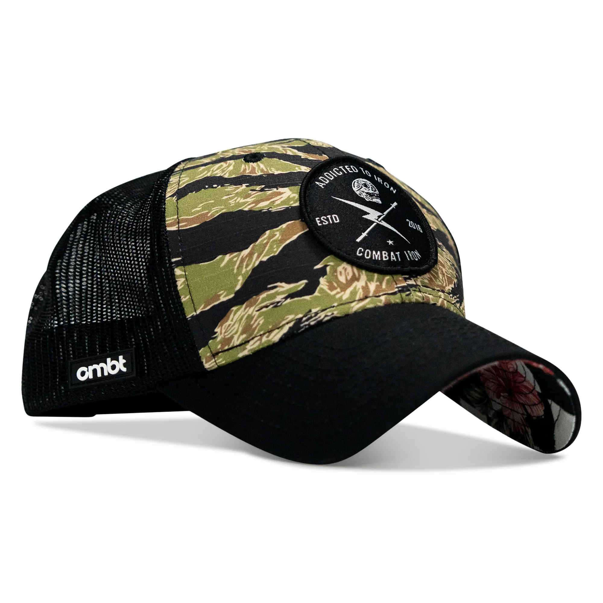 Addicted To Iron Patch Original Ripstop Snapback Hat - Image 3