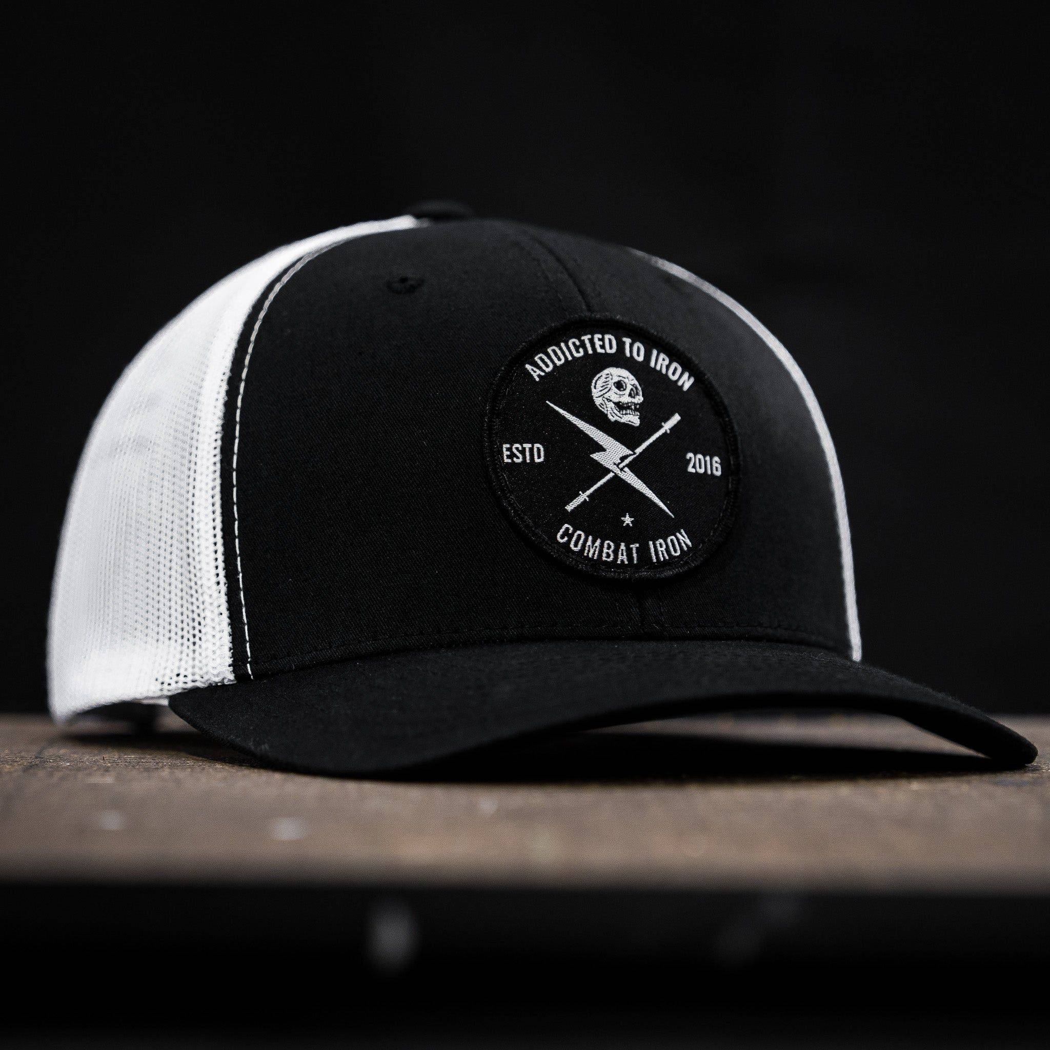 Addicted To Iron Patch Snapback Hat - Image 15