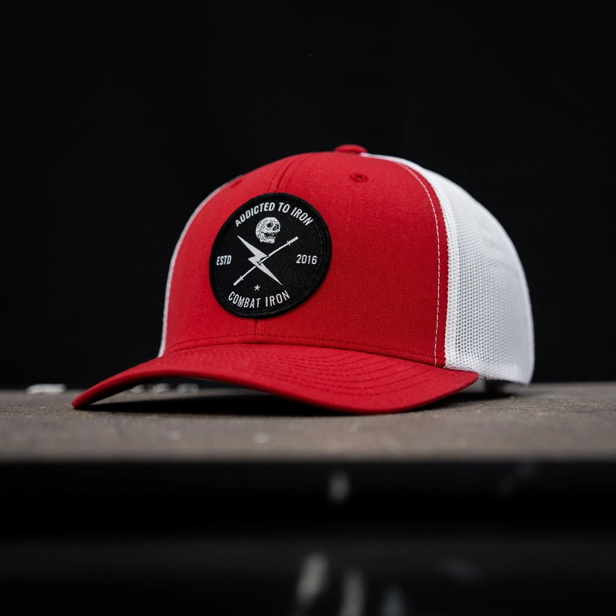 Addicted To Iron Patch Snapback Hat - Image 21