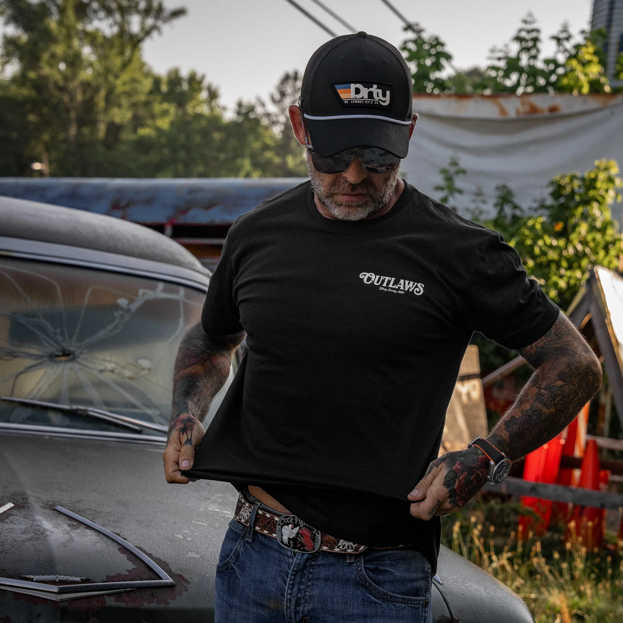 America Needs More Outlaws Men's T-Shirt - Image 6