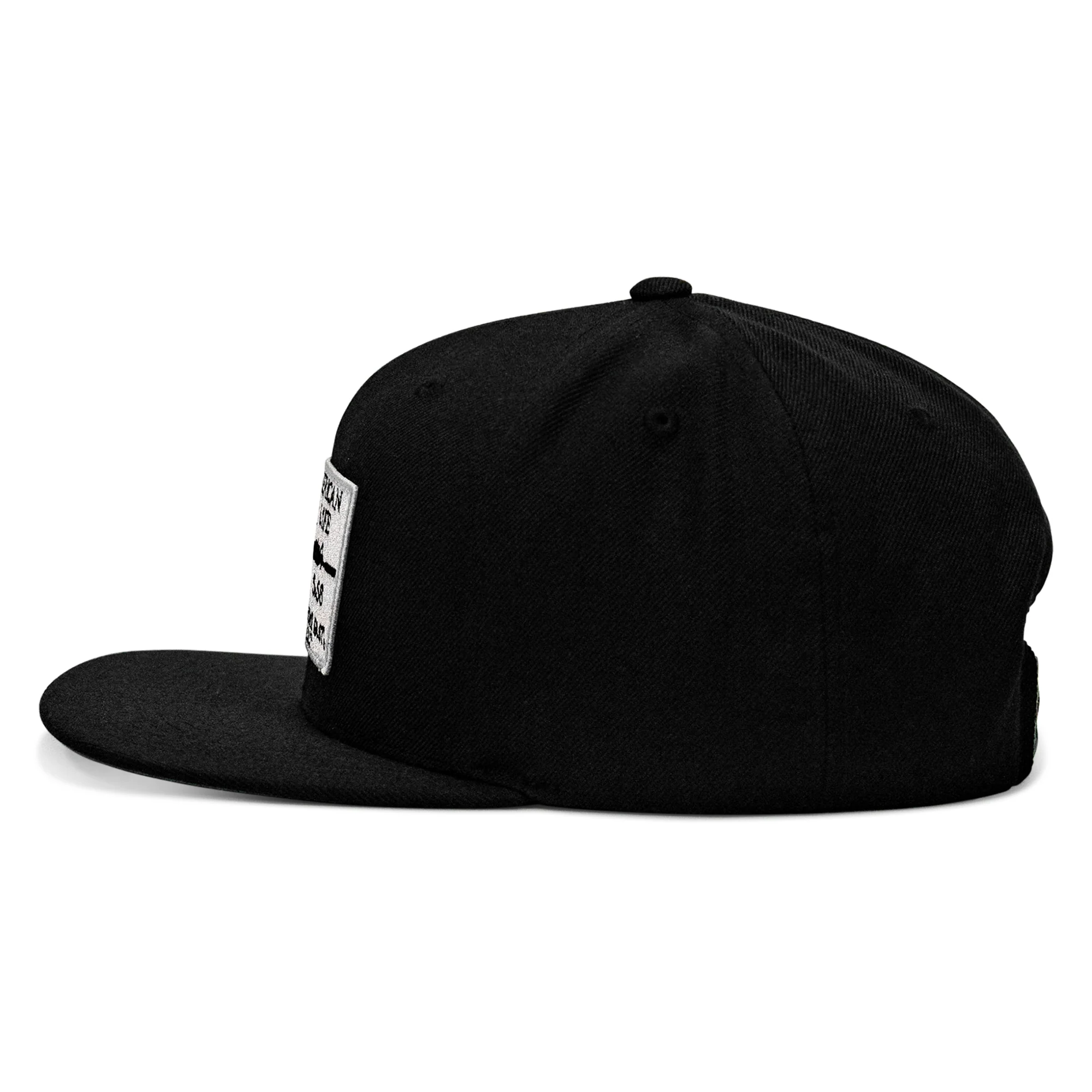 American Way Of Life 5.56 White Patch Flatbill SnapBack Hat - Image 4