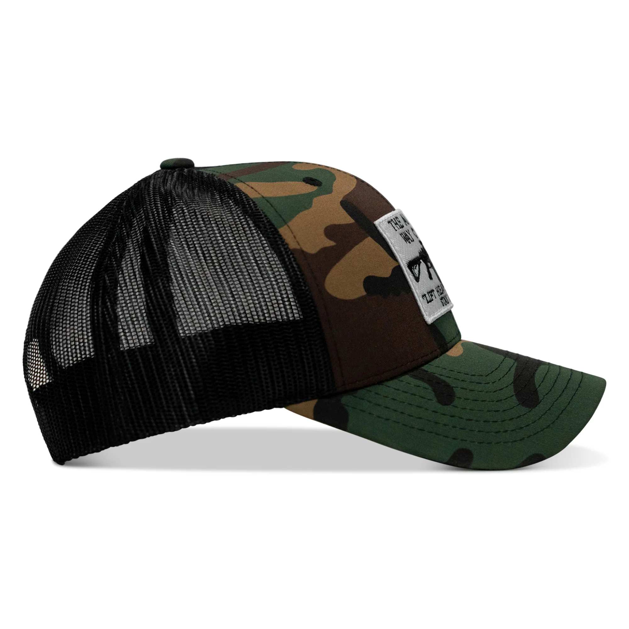 American Way Of Life White Patch Snapback Hat - Image 14