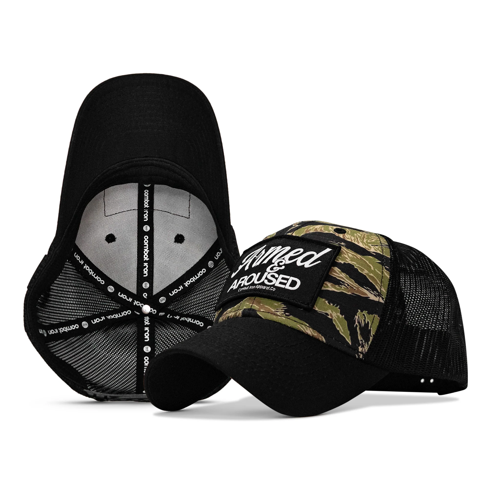 Armed & Aroused Patch Original Ripstop Snapback Hat - Image 49