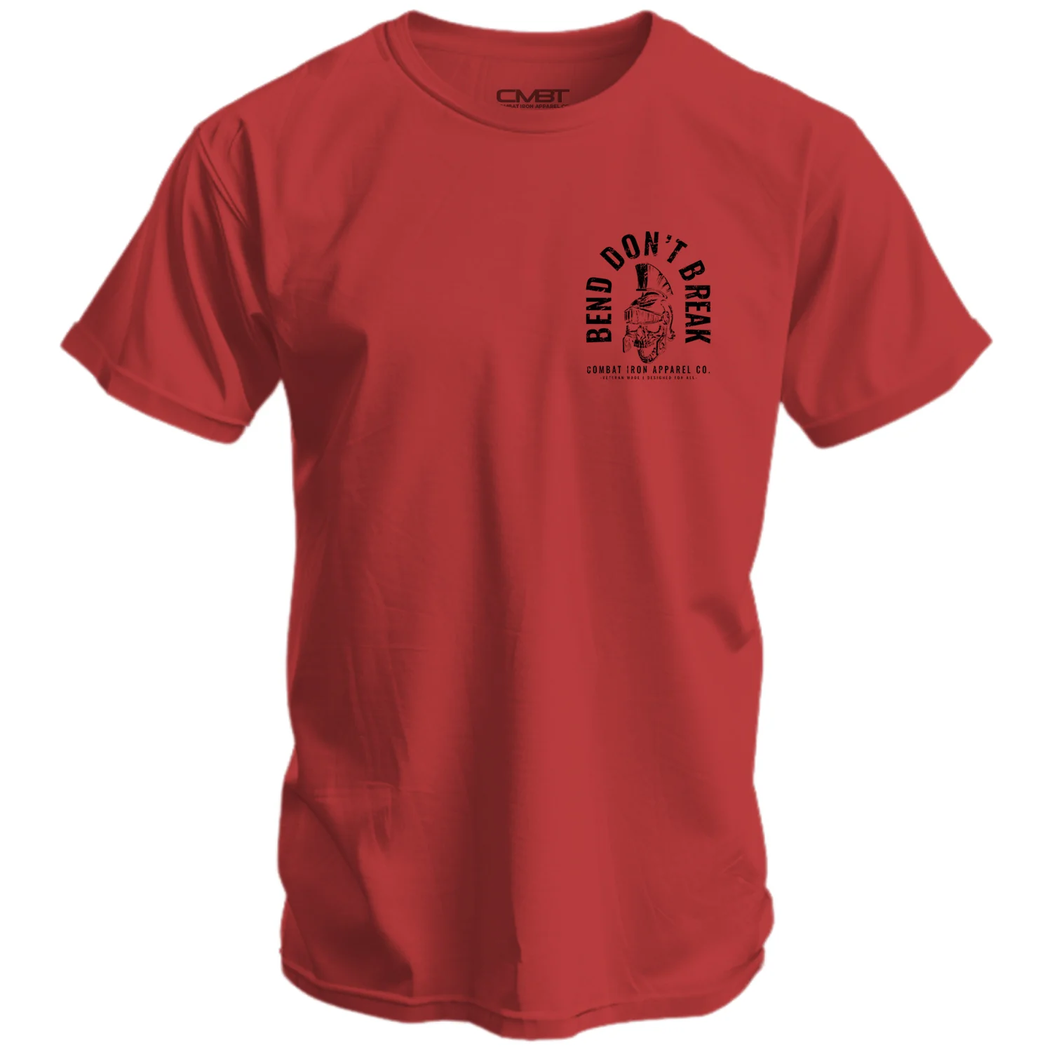 Bend Don't Break Barbell Skull Men's T-Shirt - Image 7