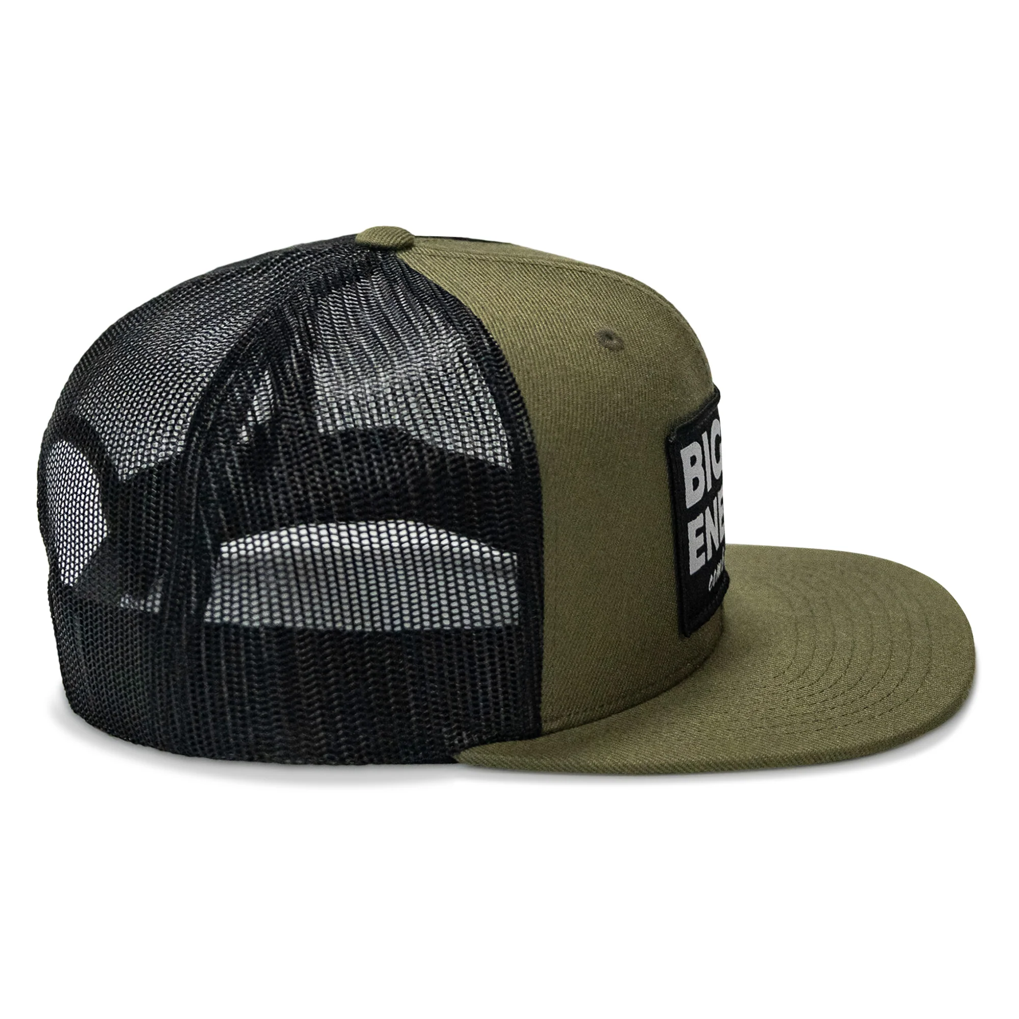 Big Tit Energy Patch Flatbill Snapback Hat - Image 15