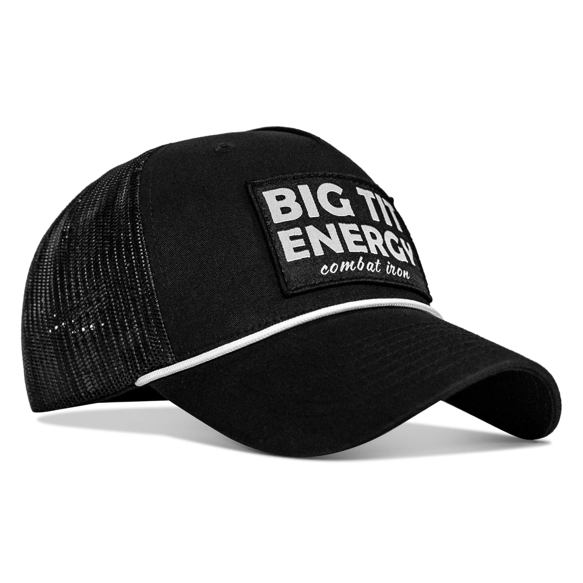 Big Tit Energy Patch Rope Snapback Hat - Image 11