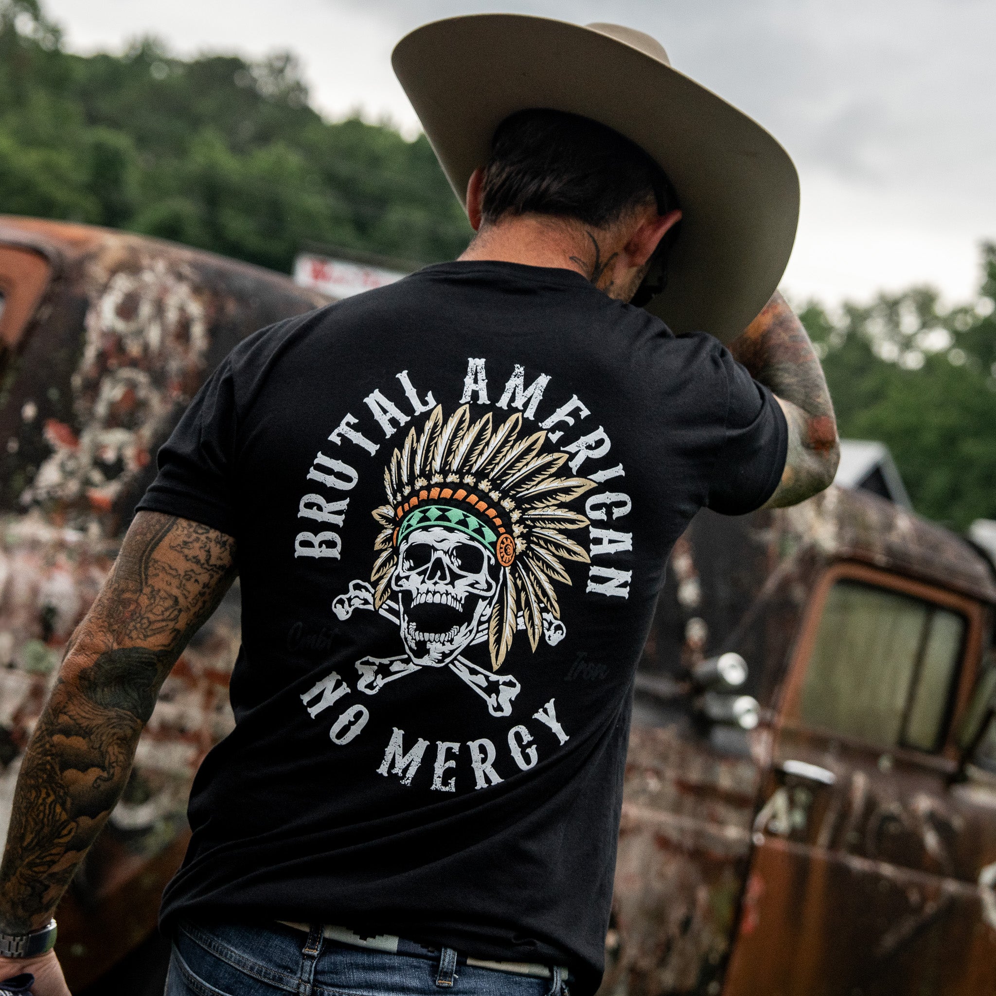 Brutal American Men's T-Shirt - Image 5