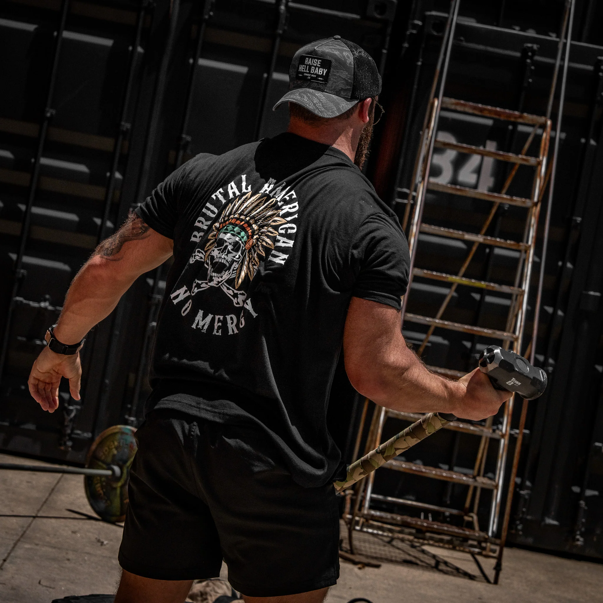 Brutal American Men's T-Shirt - Image 7