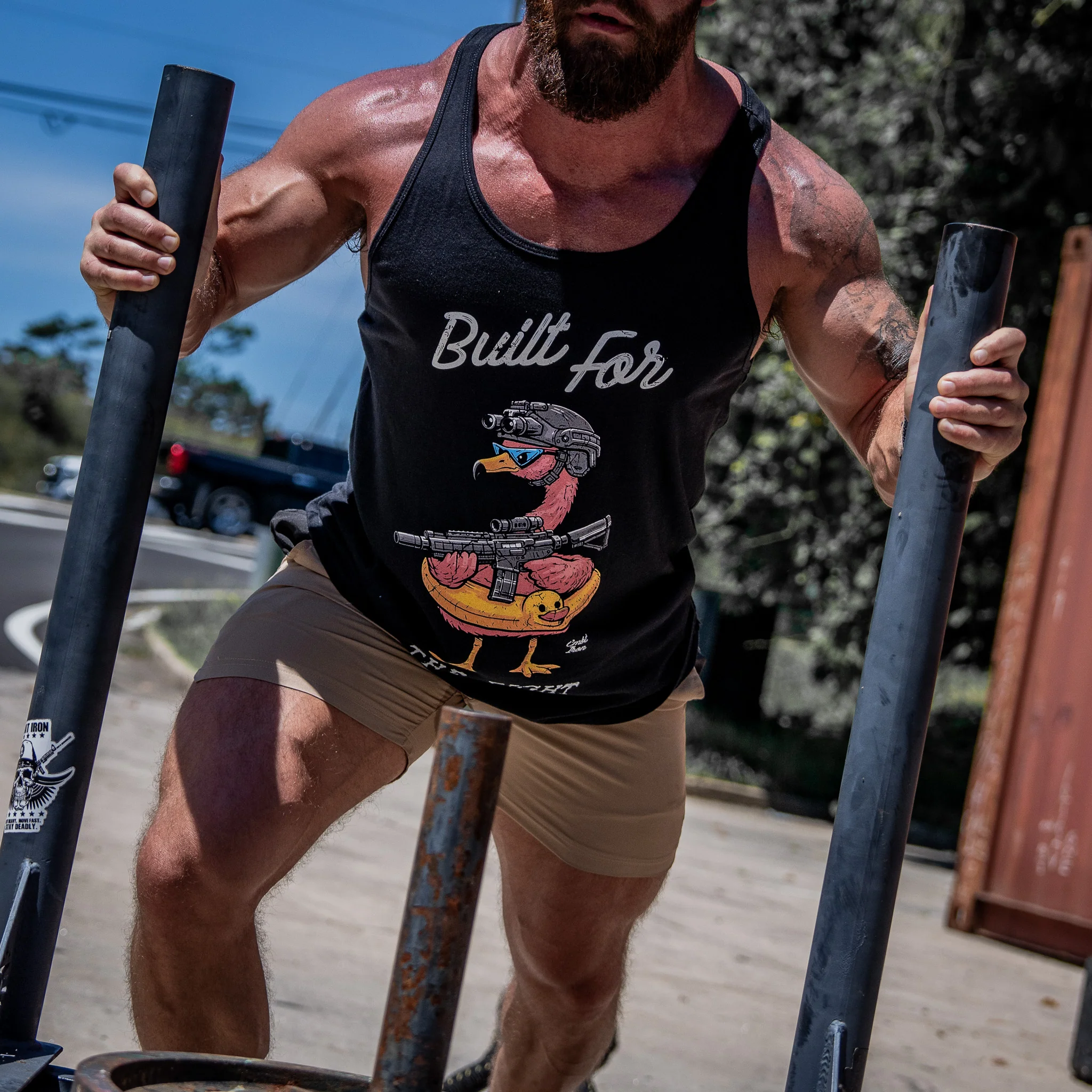 Built For The Fight Men's Tank Top - Image 4