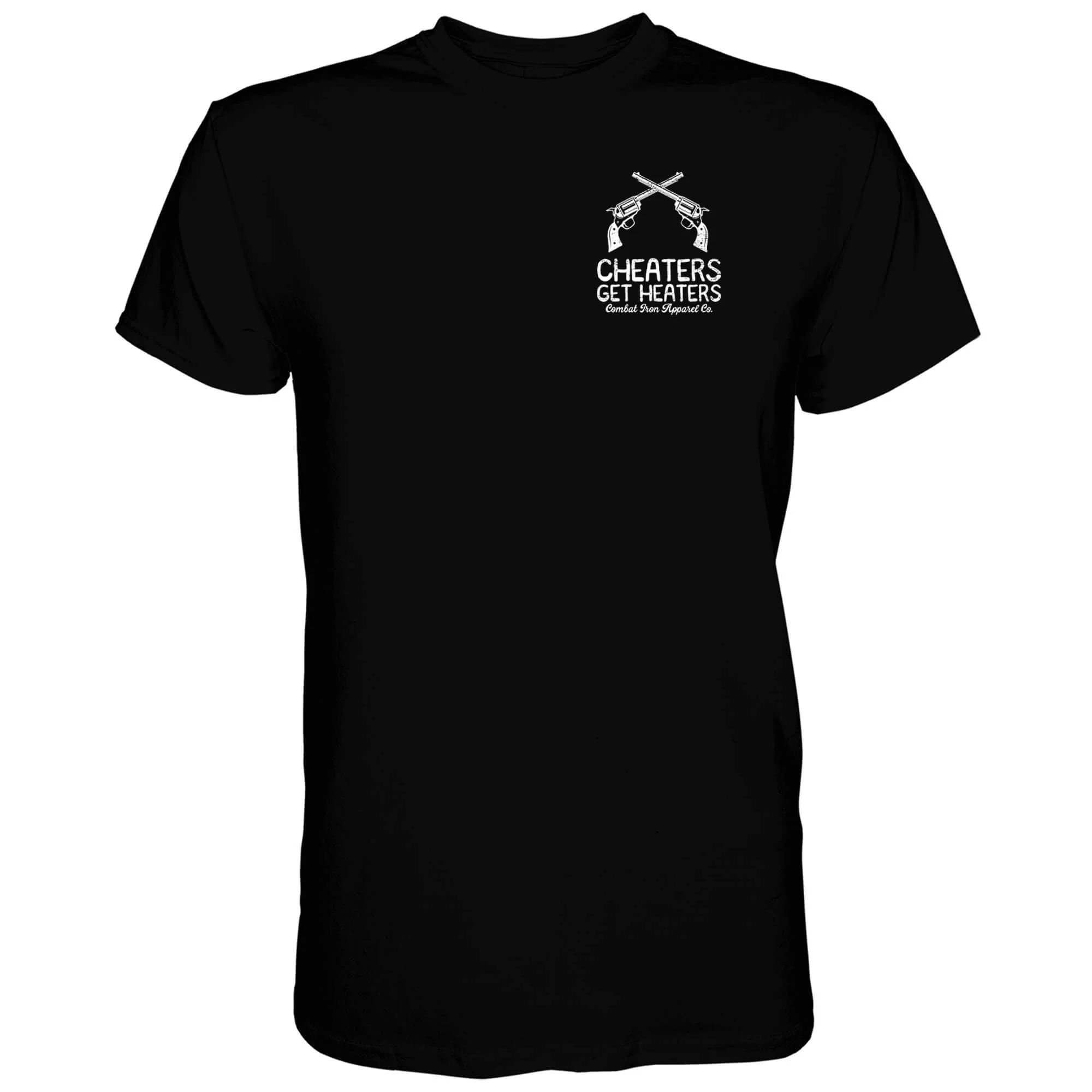 Cheaters Get Heaters Cowboy Edition Men's T-Shirt - Image 3