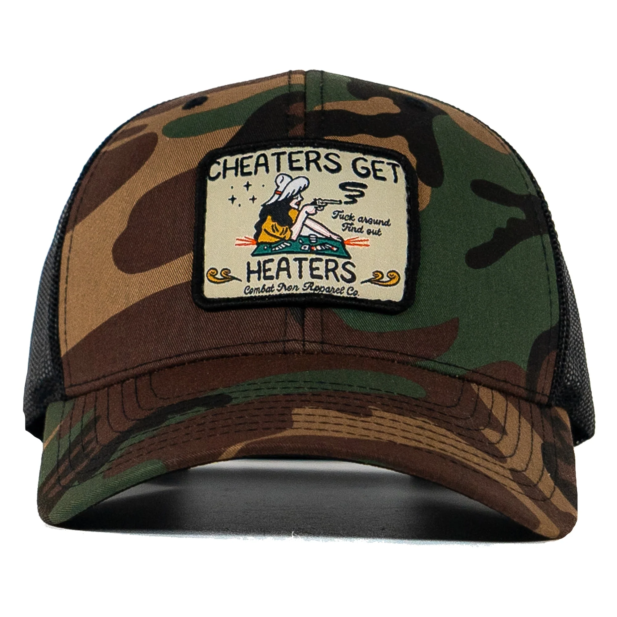 Cheaters Get Heaters Western Cowboy Patch SnapBack - Image 9