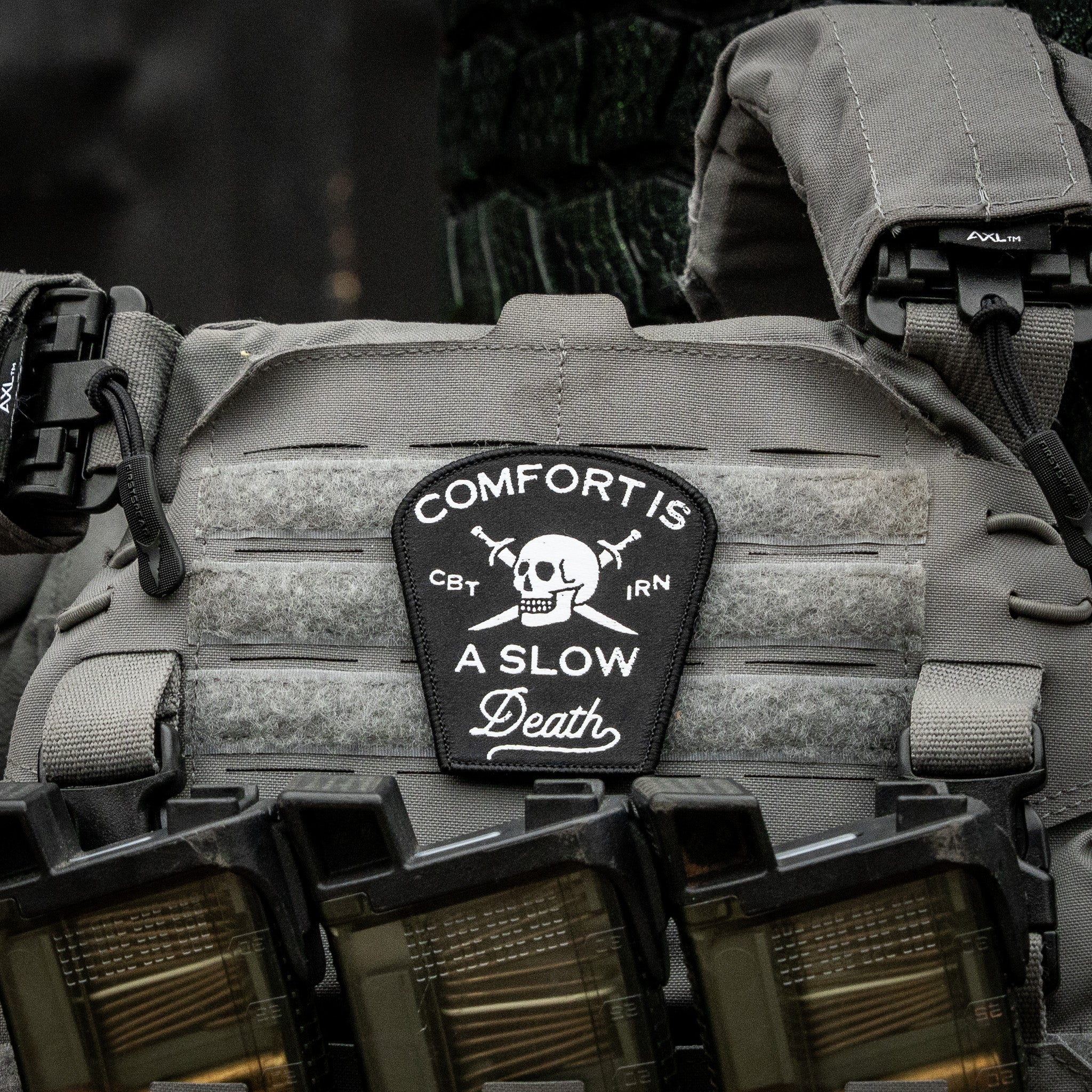 Comfort Is a Slow Death Large Velcro Patch - Image 2