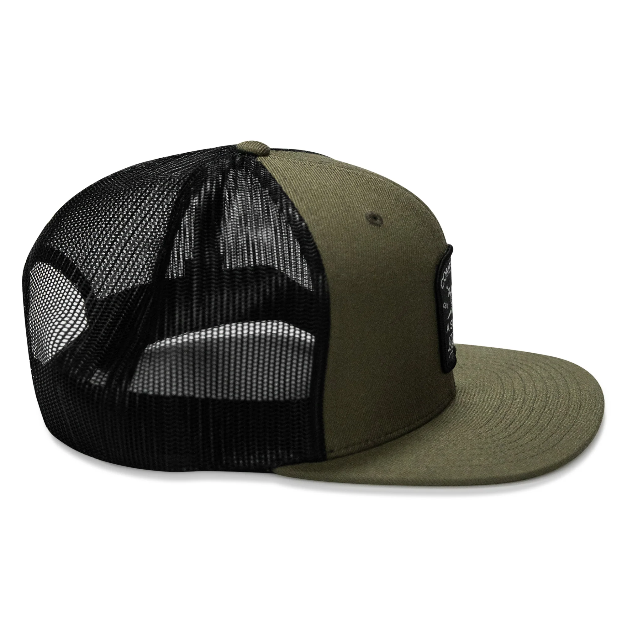 Comfort Is A Slow Death Patch Flatbill Snapback Hat - Image 19
