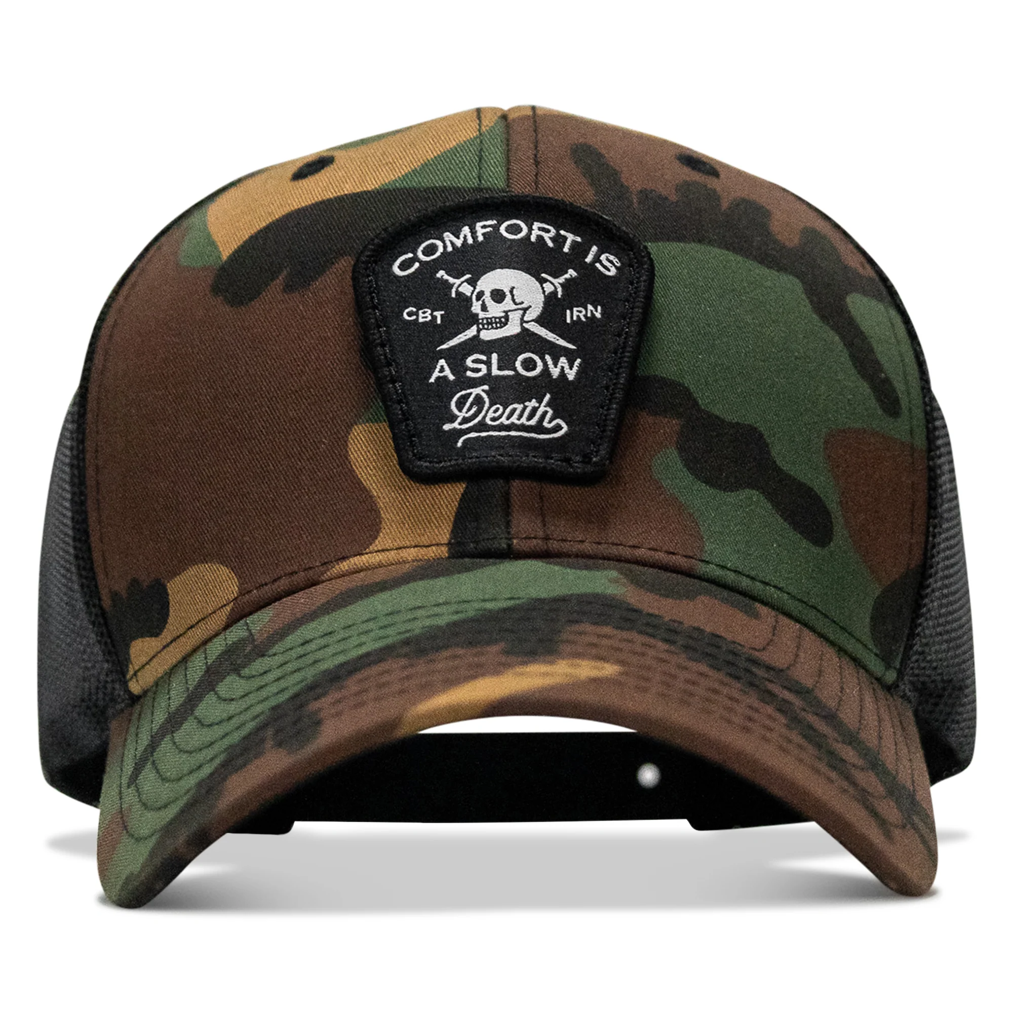 Comfort Is A Slow Death Patch Snapback Hat - Image 13