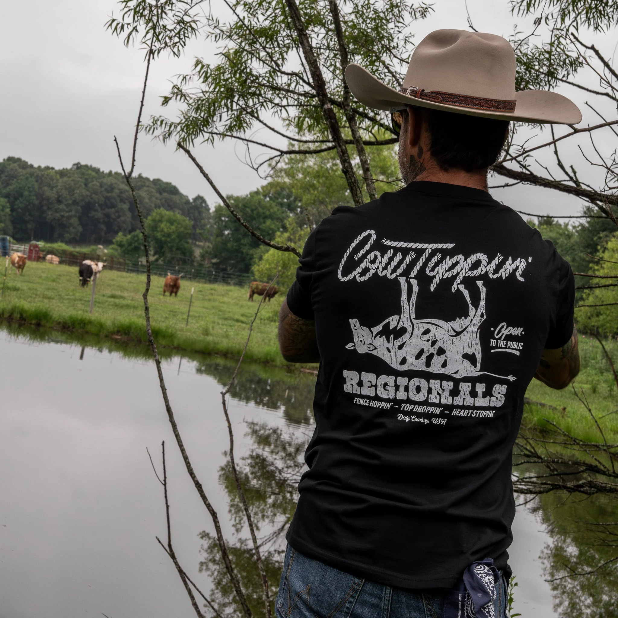 Cow Tippin' Regionals Men's T-Shirt - Image 3