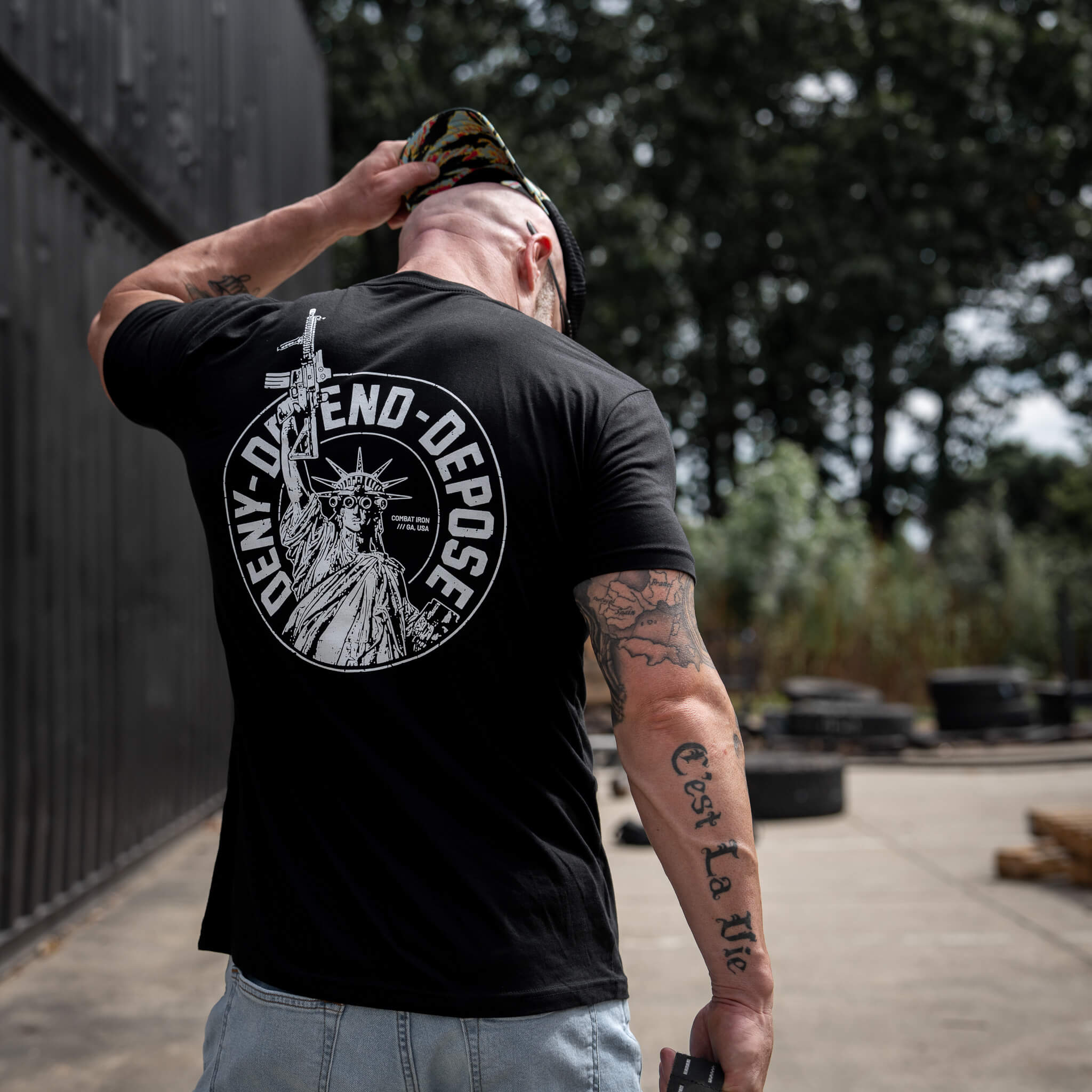 Deny. Defend. Depose Men's T-Shirt - Image 11