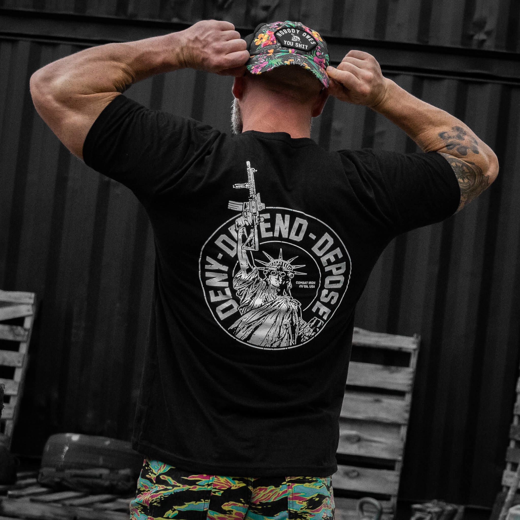Deny. Defend. Depose Men's T-Shirt - Image 14