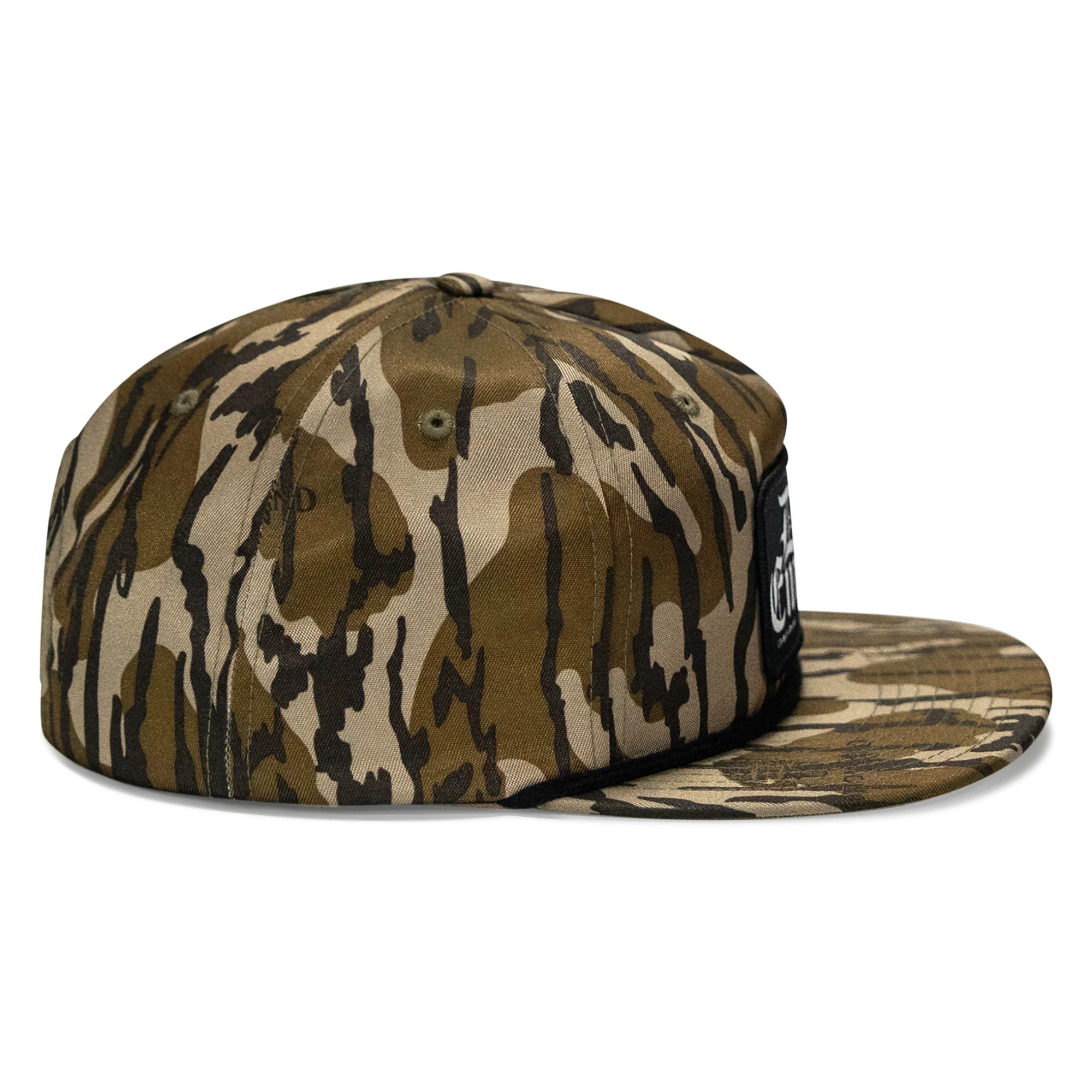 Die Empty Black Patch Flatbill Snapback Hat - Image 5