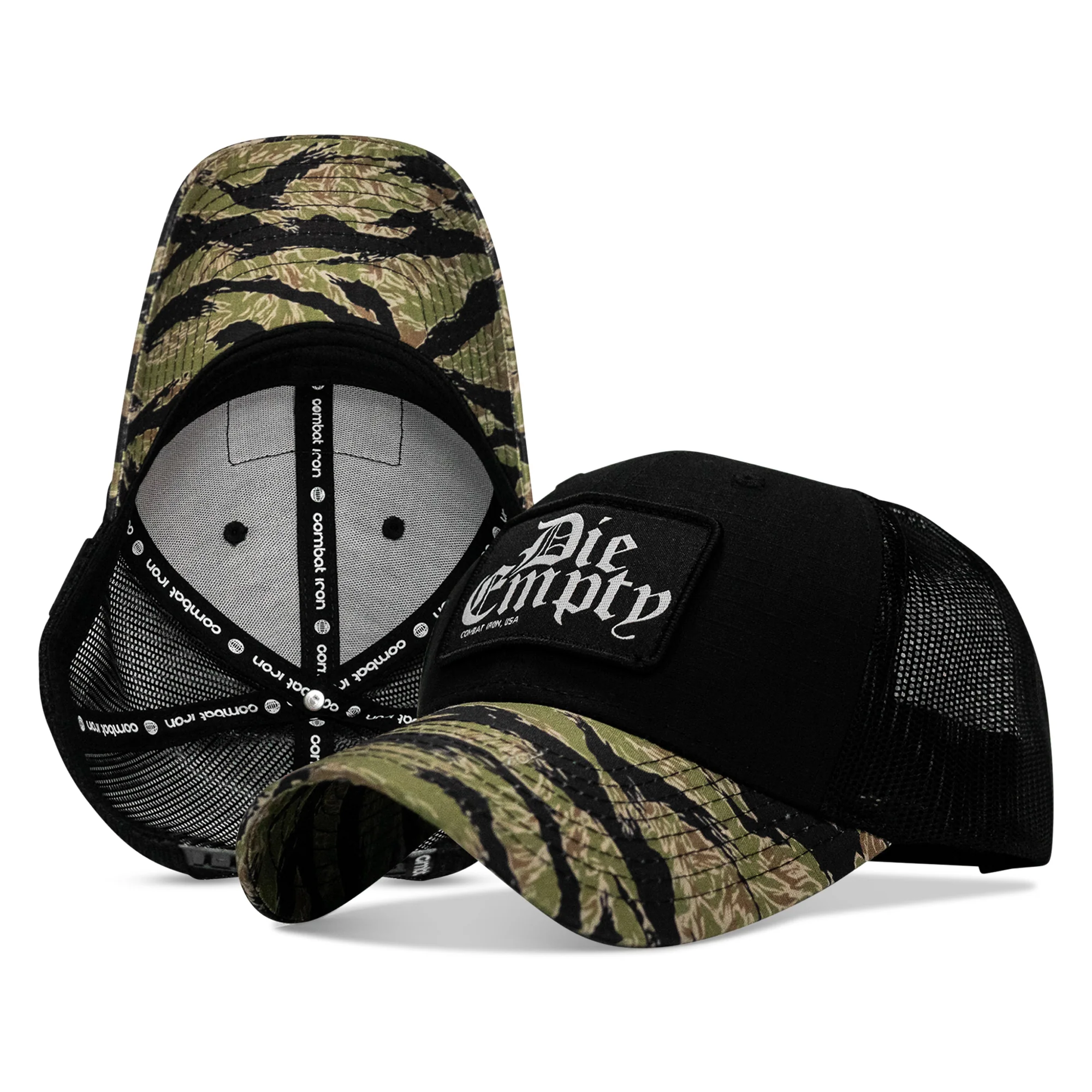 Die Empty Black Patch Original Ripstop Snapback Hat - Image 2