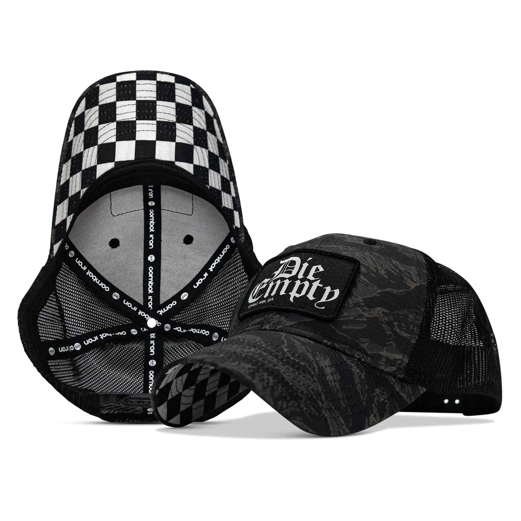 Die Empty Black Patch Original Ripstop Snapback Hat - Image 9