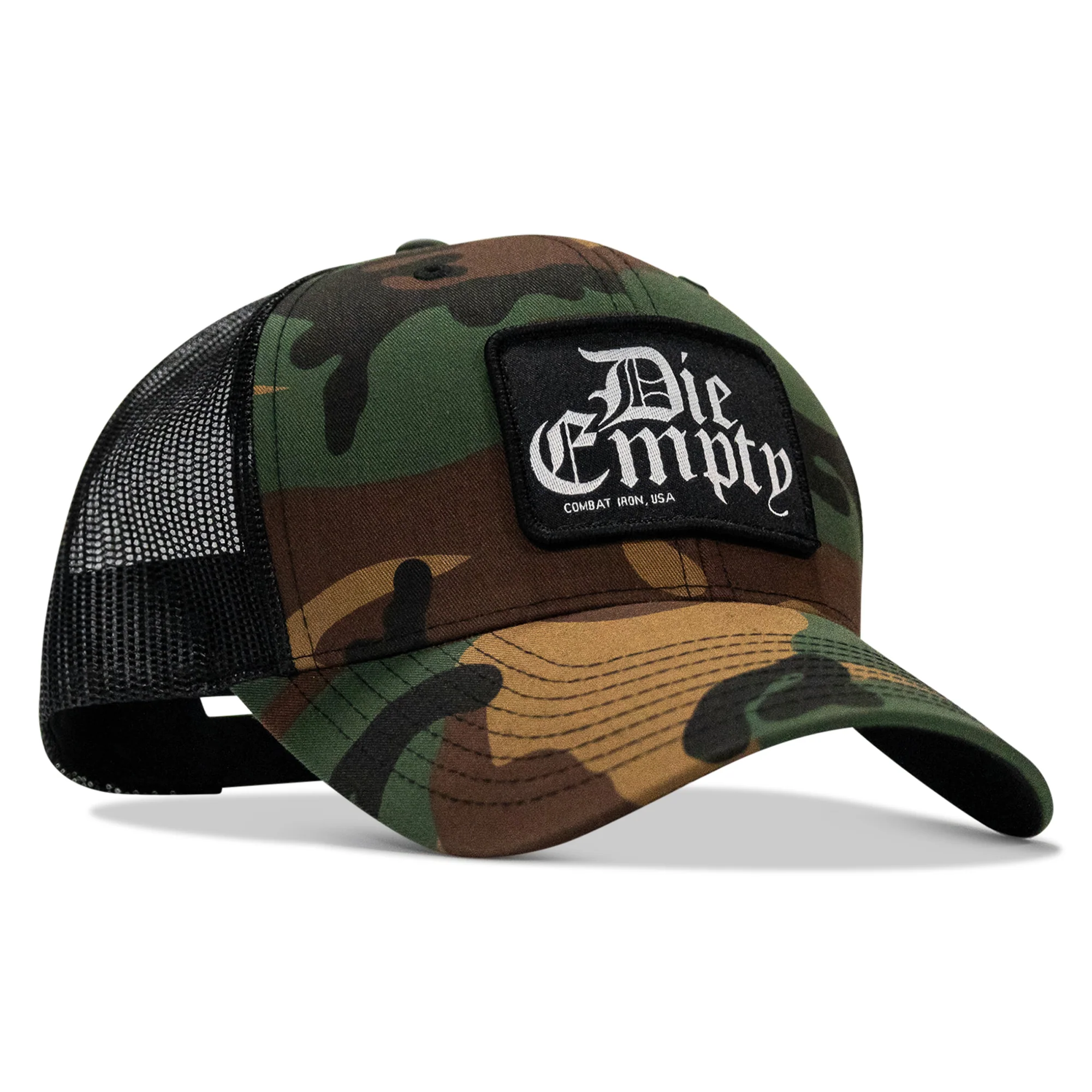 Die Empty Black Patch Snapback Hat - Image 37