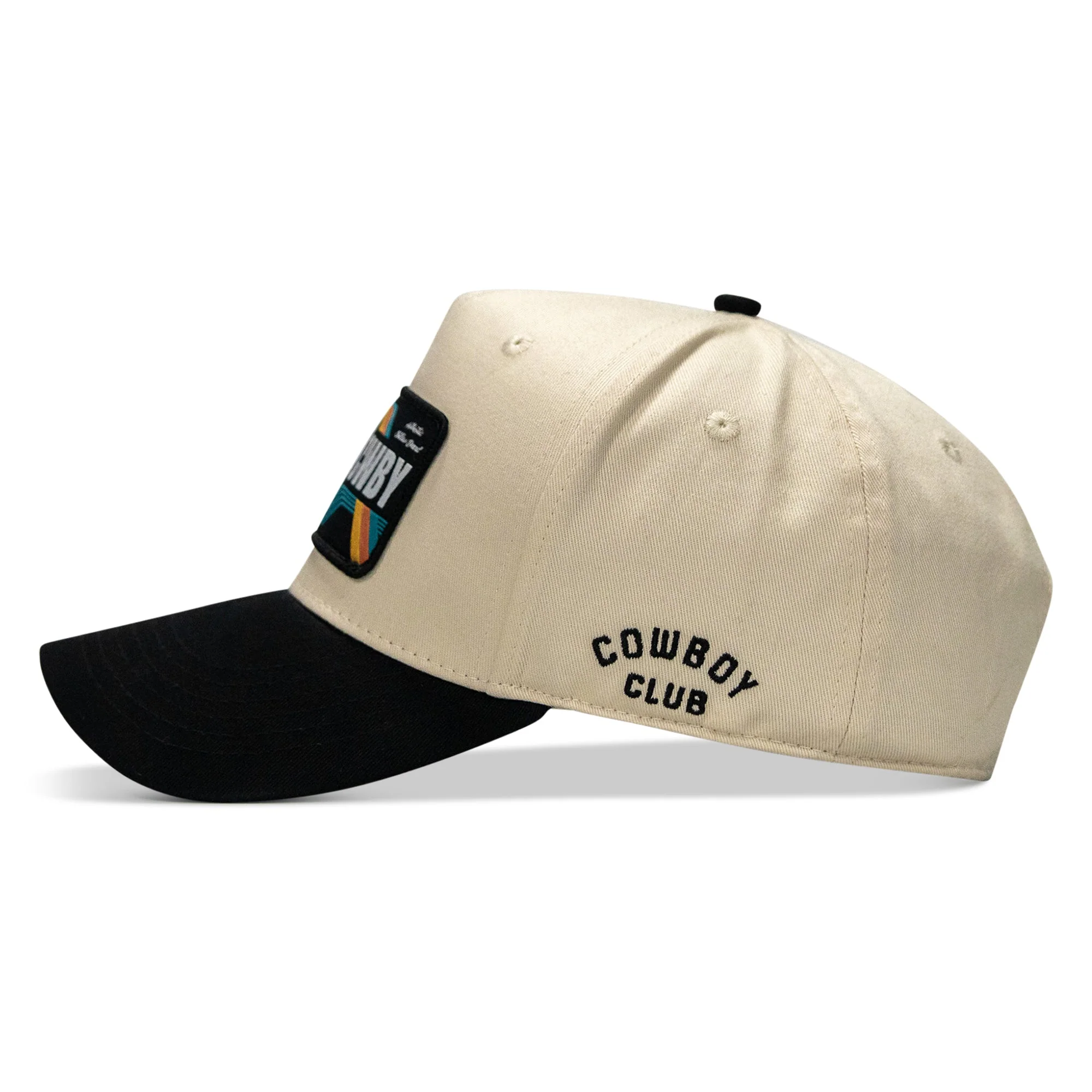 Drty Cwby Bronco Patch Classic 5 Pannel Snapback Hat - Image 14