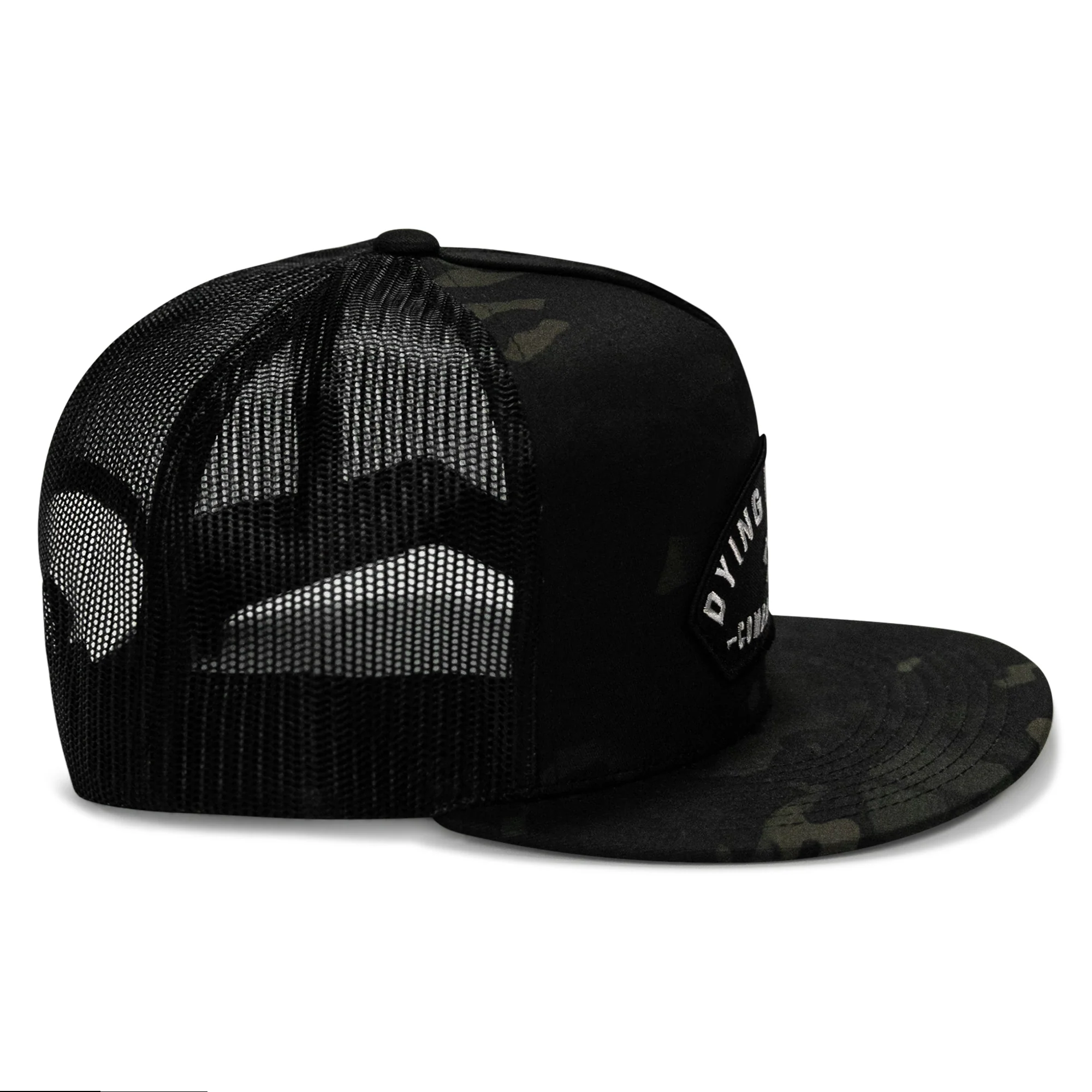Dying Is Easy Patch Flatbill SnapBack Hat - Image 20