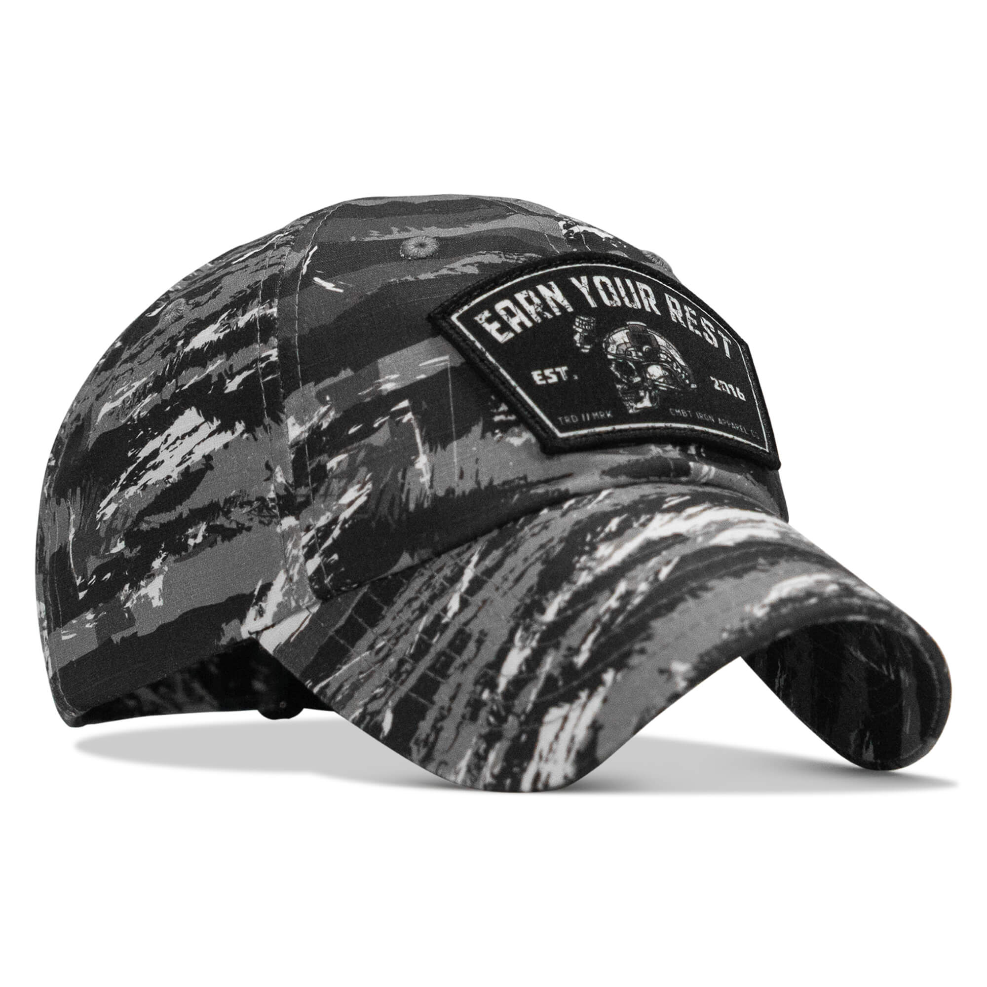Earn Your Rest Patch Tactical Ripstop Mesh Snapback Hat - Image 57