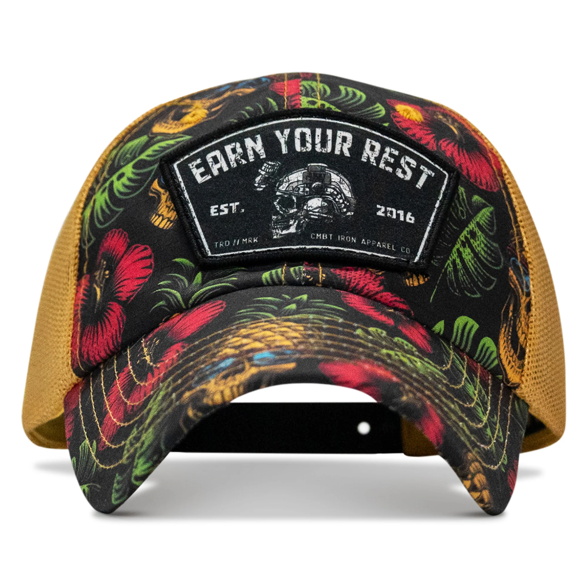 Earn Your Rest Patch Tactical Ripstop Mesh Snapback Hat - Image 75