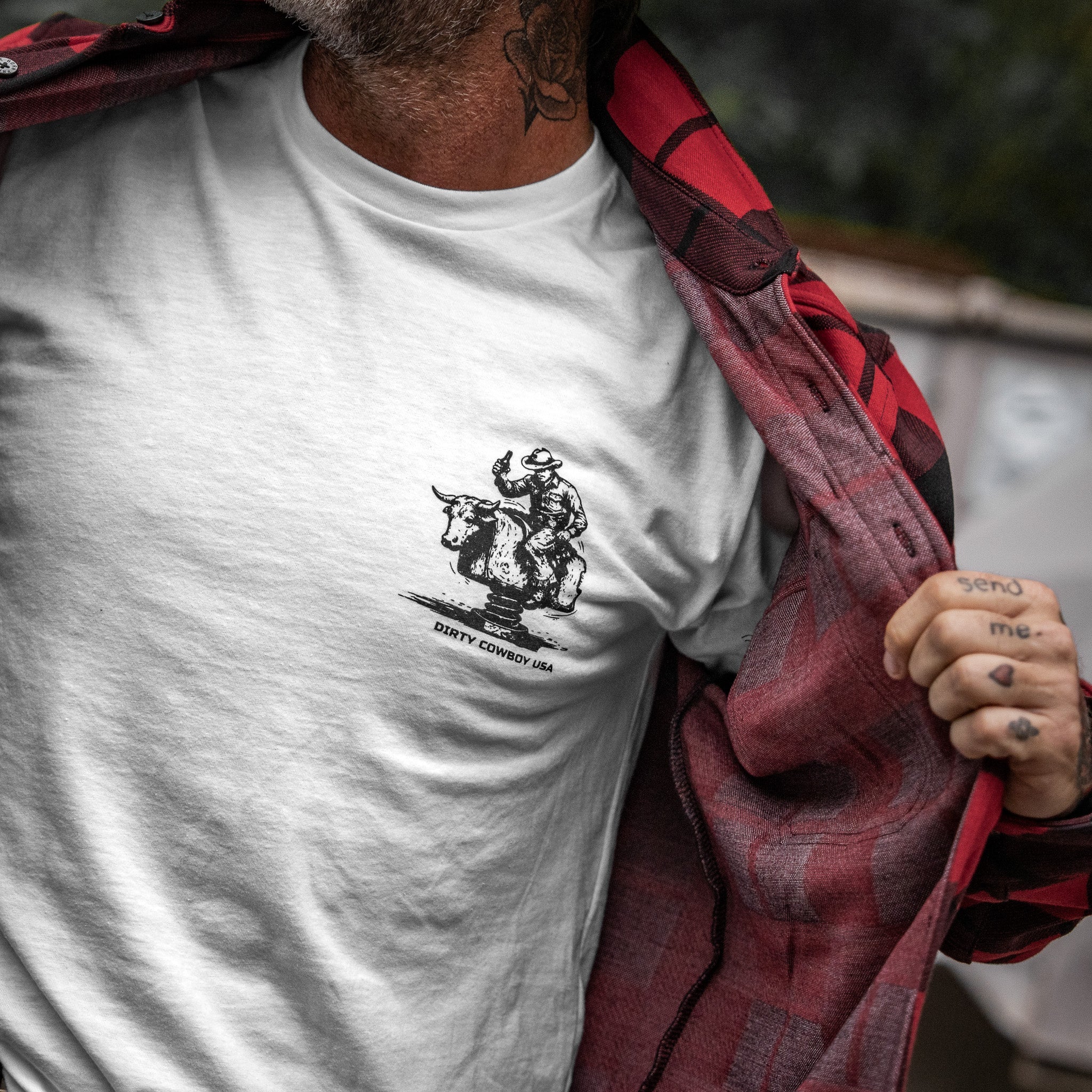Emotional Support Cowboy Men's T-Shirt - Image 8