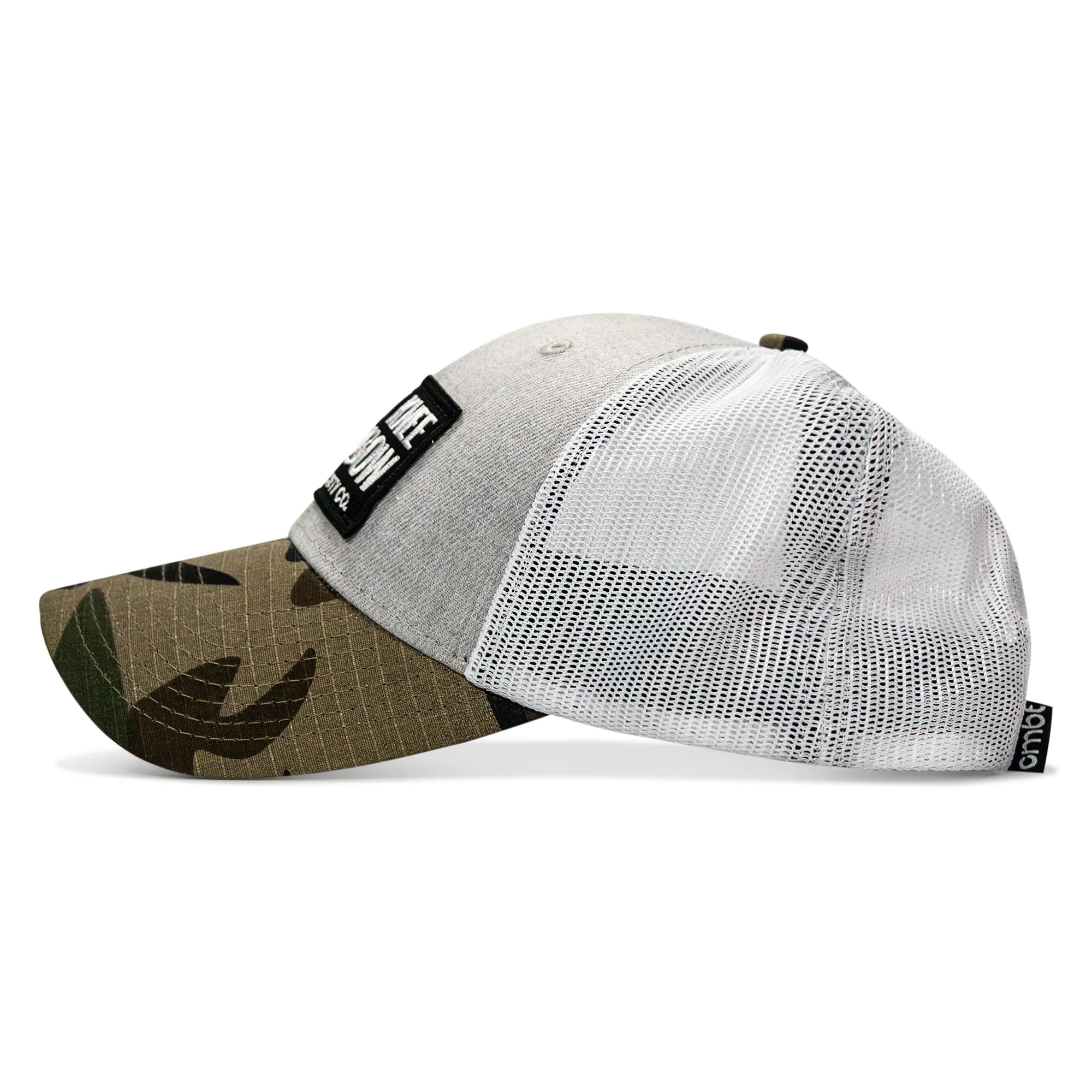 Every Knee Will Bow Patch Original Ripstop Snapback Hat - Image 12