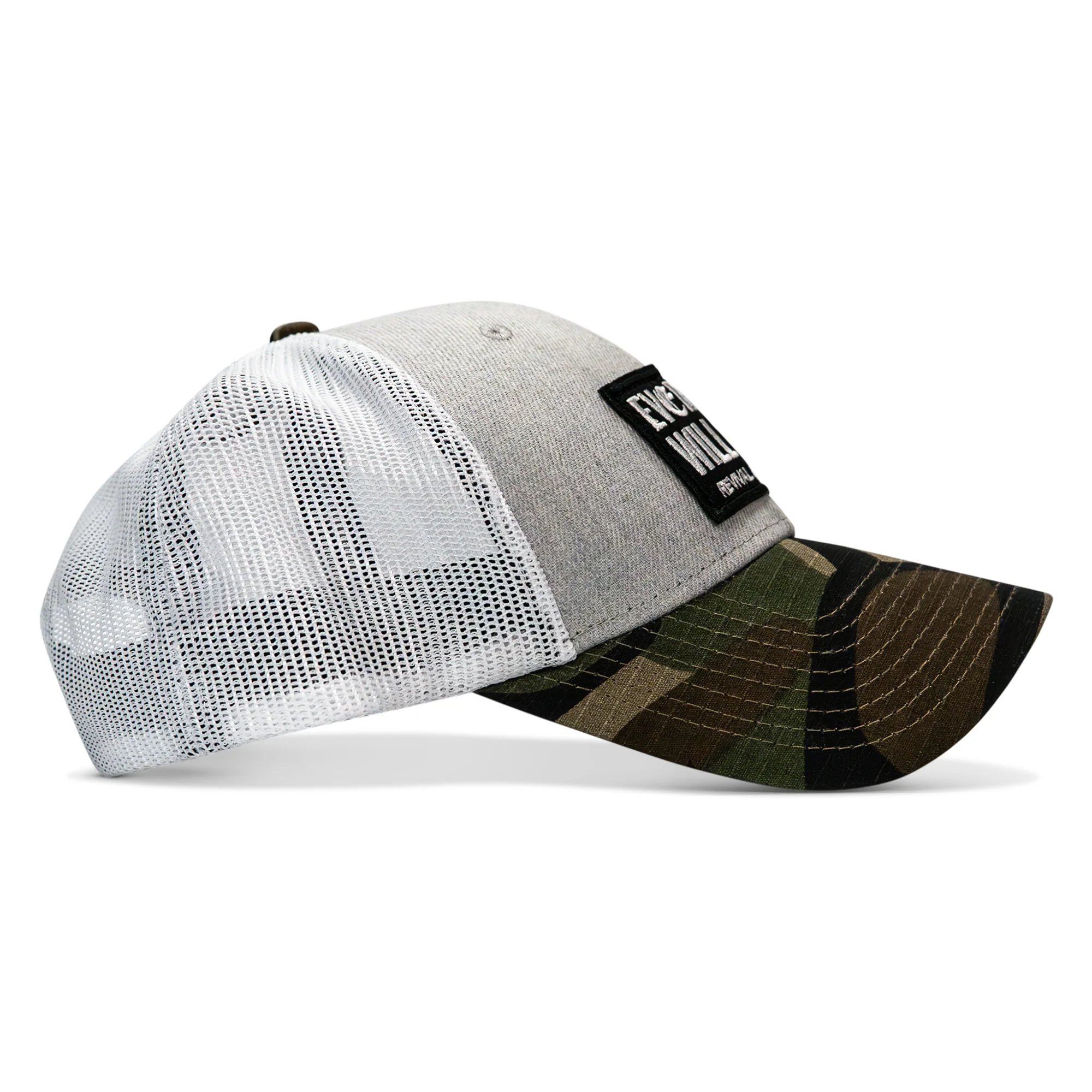Every Knee Will Bow Patch Original Ripstop Snapback Hat - Image 13