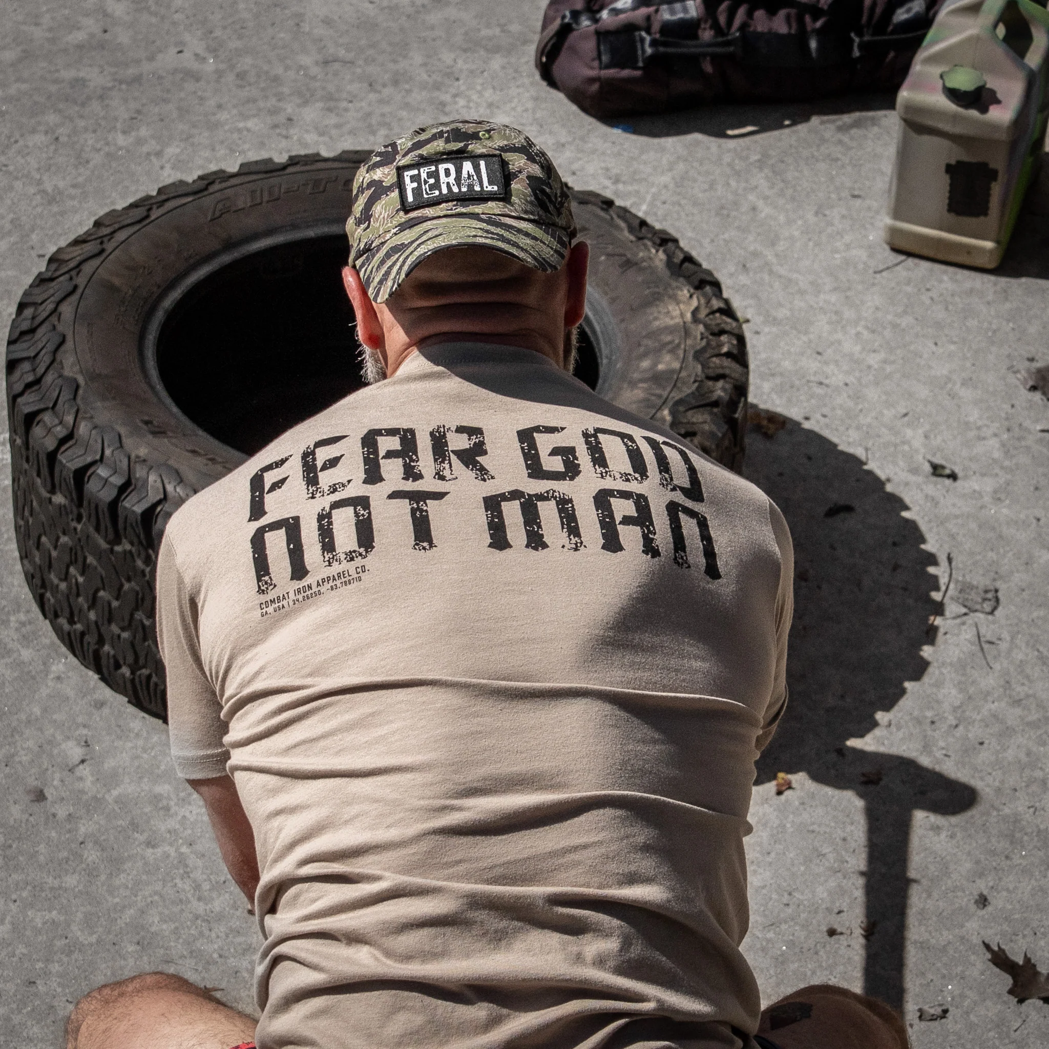 Feral Patch RipStop Tactical Mesh Snapback Hat - Image 112