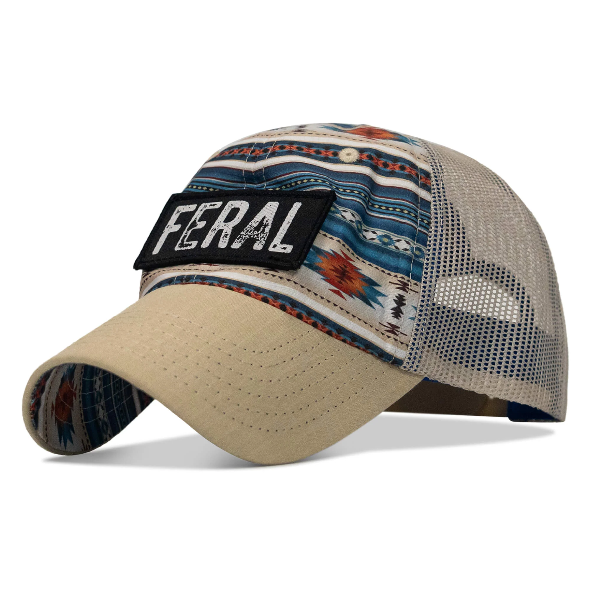 Feral Patch RipStop Tactical Mesh Snapback Hat - Image 36