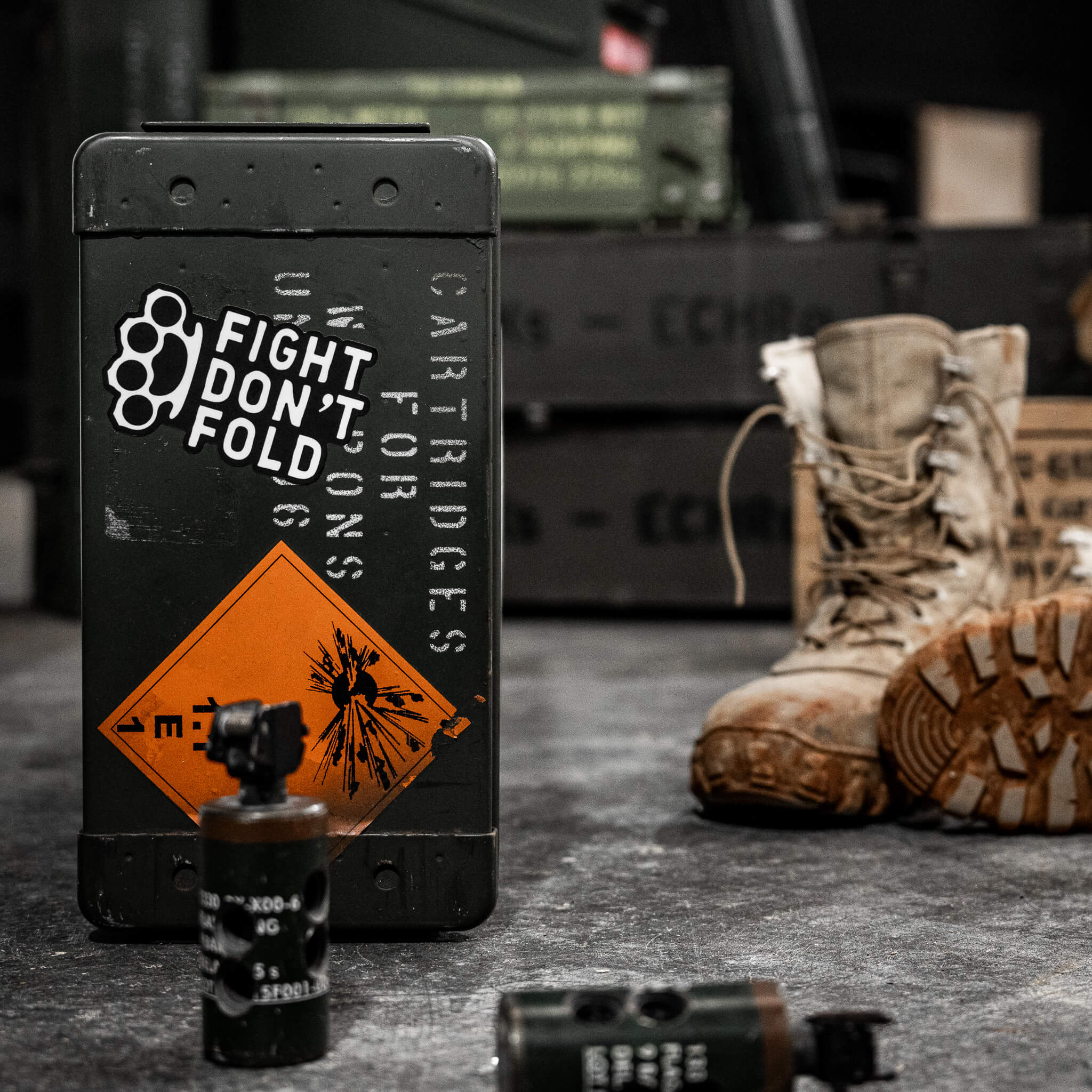 Fight Don't Fold Decal - Image 3