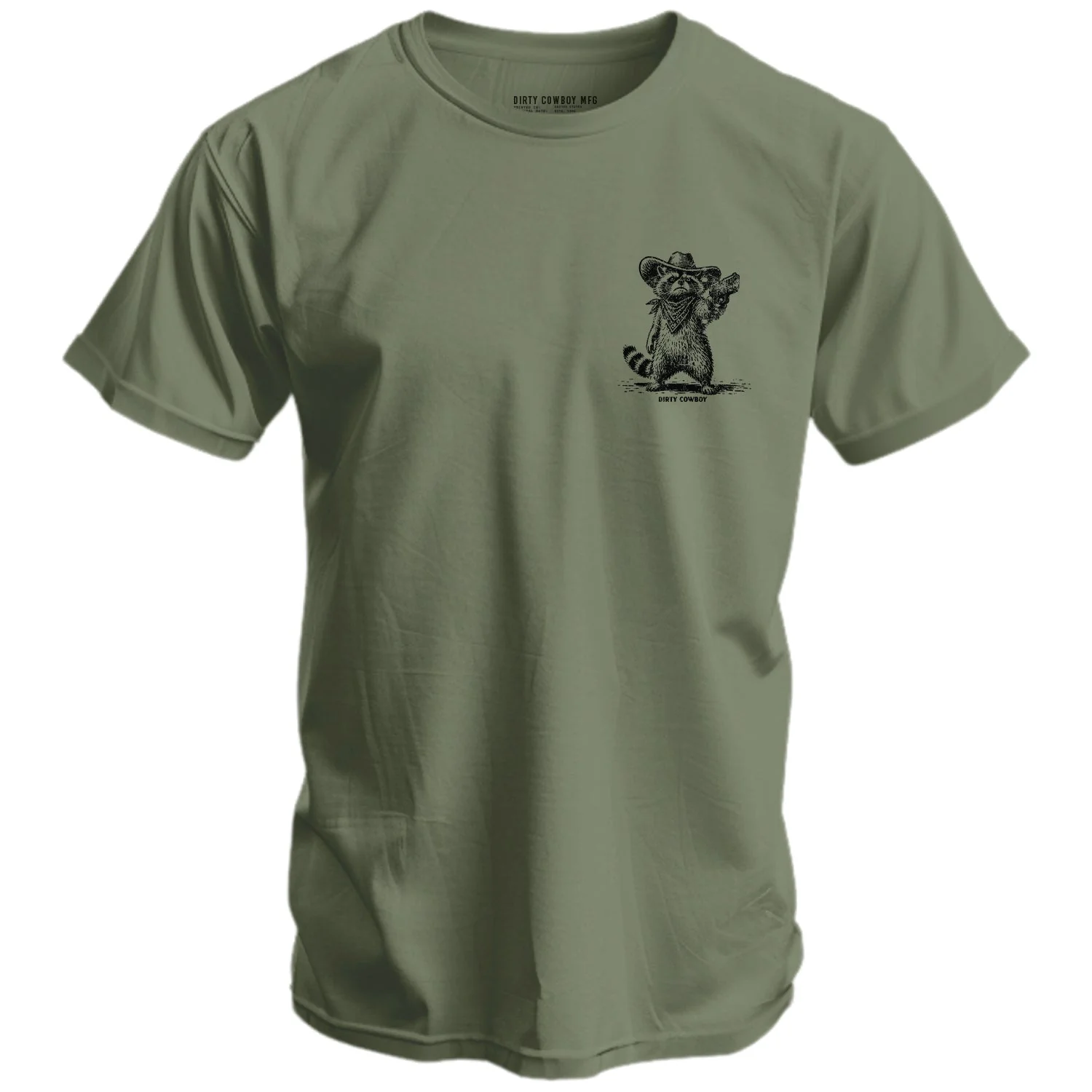 Fight Me Coward Raccoon Men's T-Shirt - Image 4