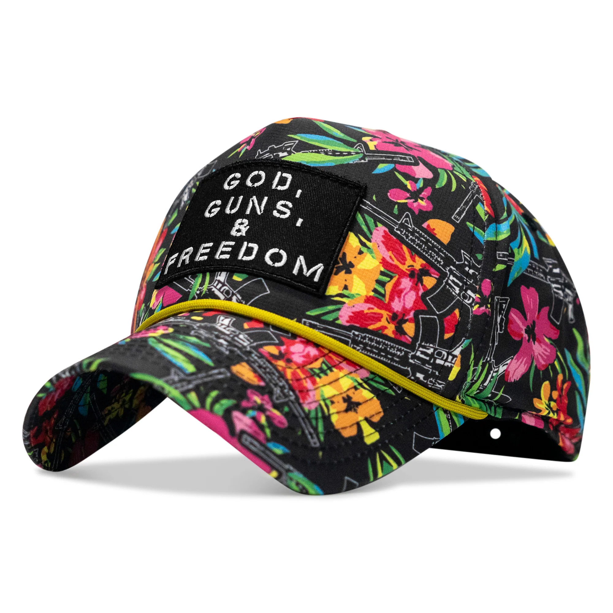 God, Guns, And Freedom Patch Weekender Snapback Hat - Image 2