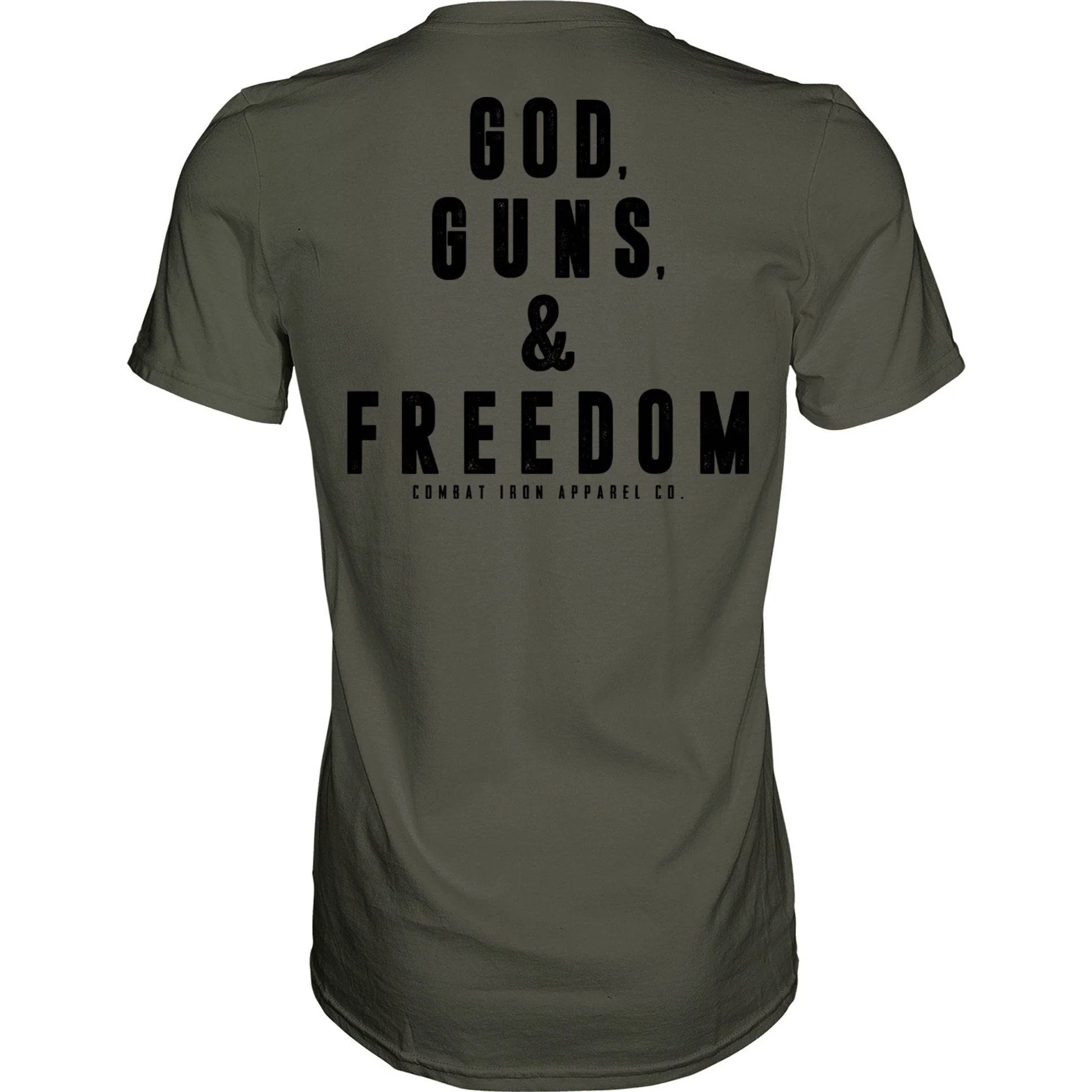 GOD, GUNS, & FREEDOM Men's T-Shirt - Image 8