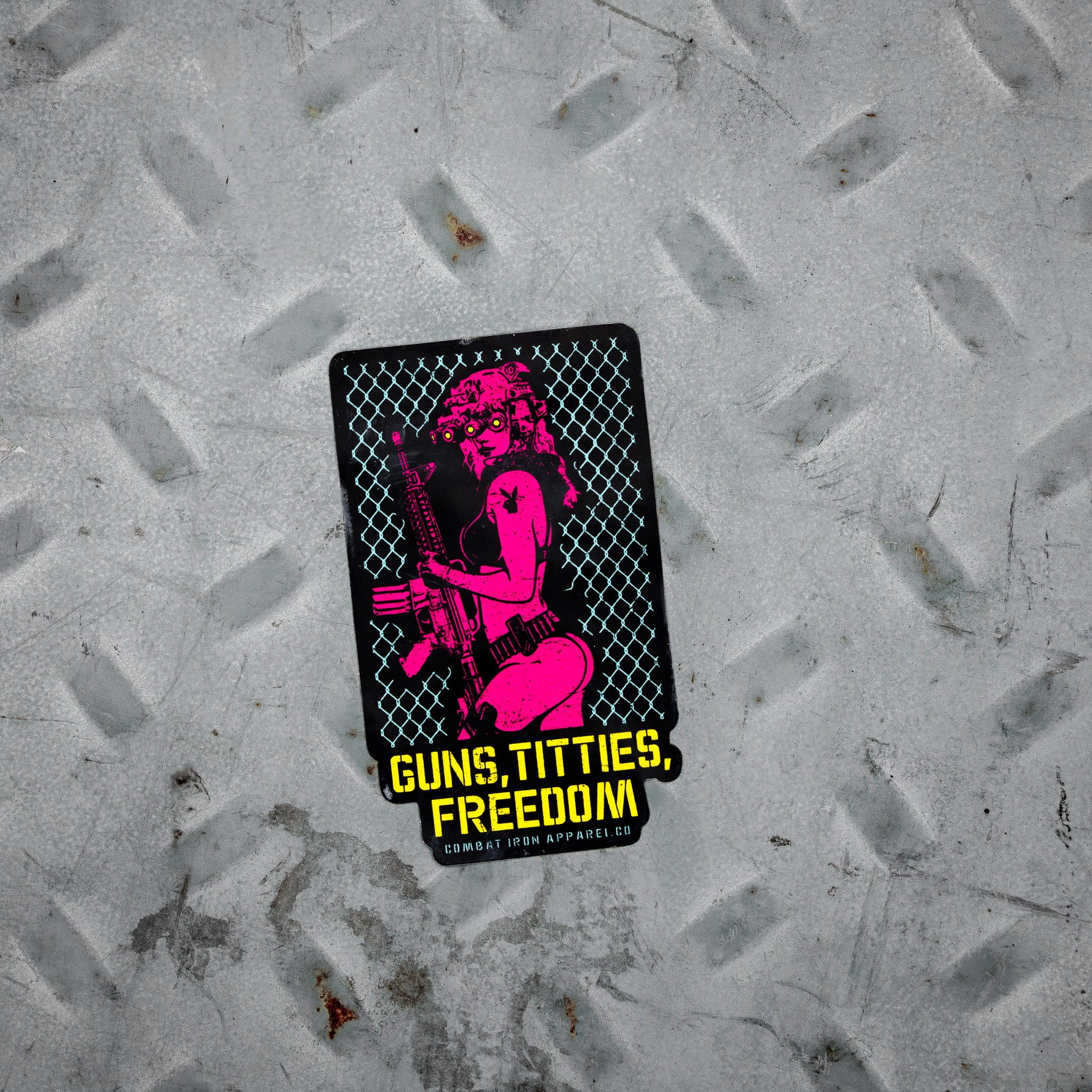 Guns, Titties & Freedom Decal - Image 2