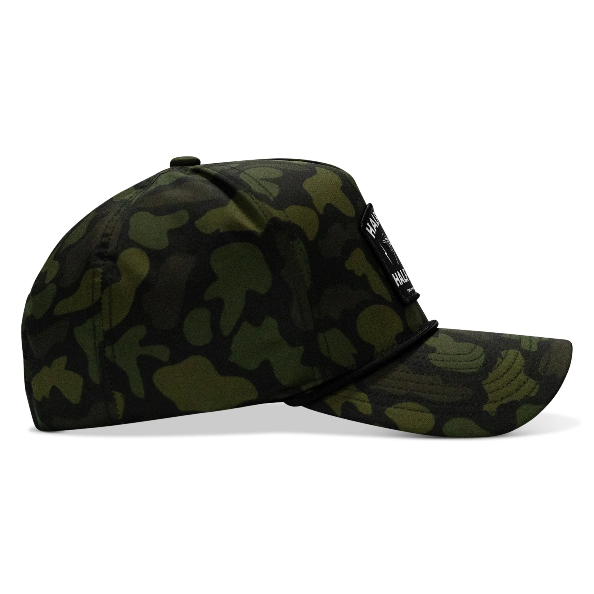 Half Holy. Half Hood. 5 Pannel Rope Snapback Hat - Image 10