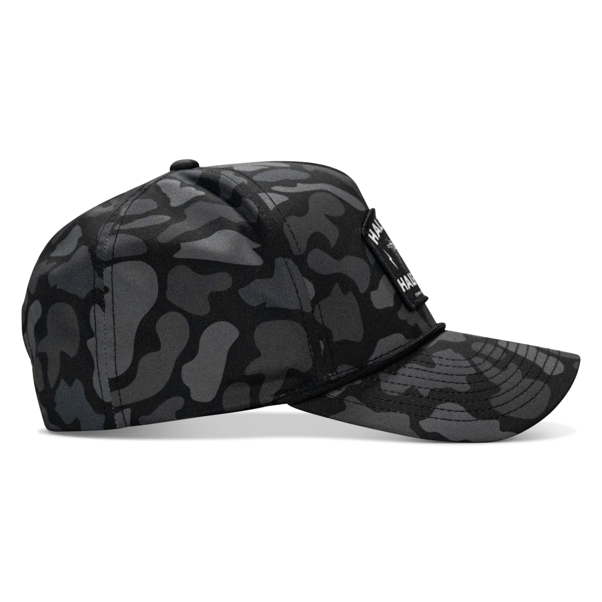 Half Holy. Half Hood. 5 Pannel Rope Snapback Hat - Image 5