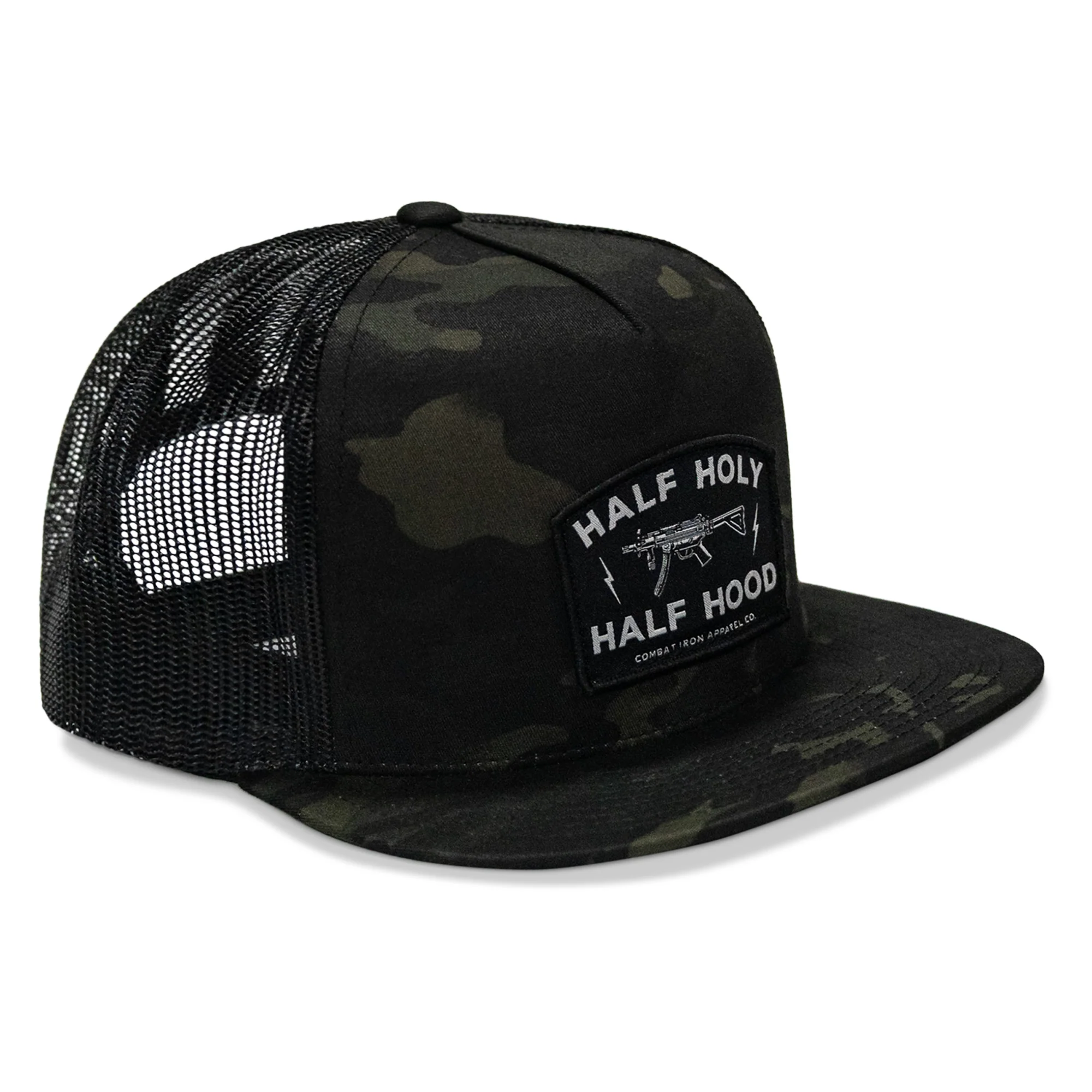 Half Holy. Half Hood. Flatbill Hat - Image 28