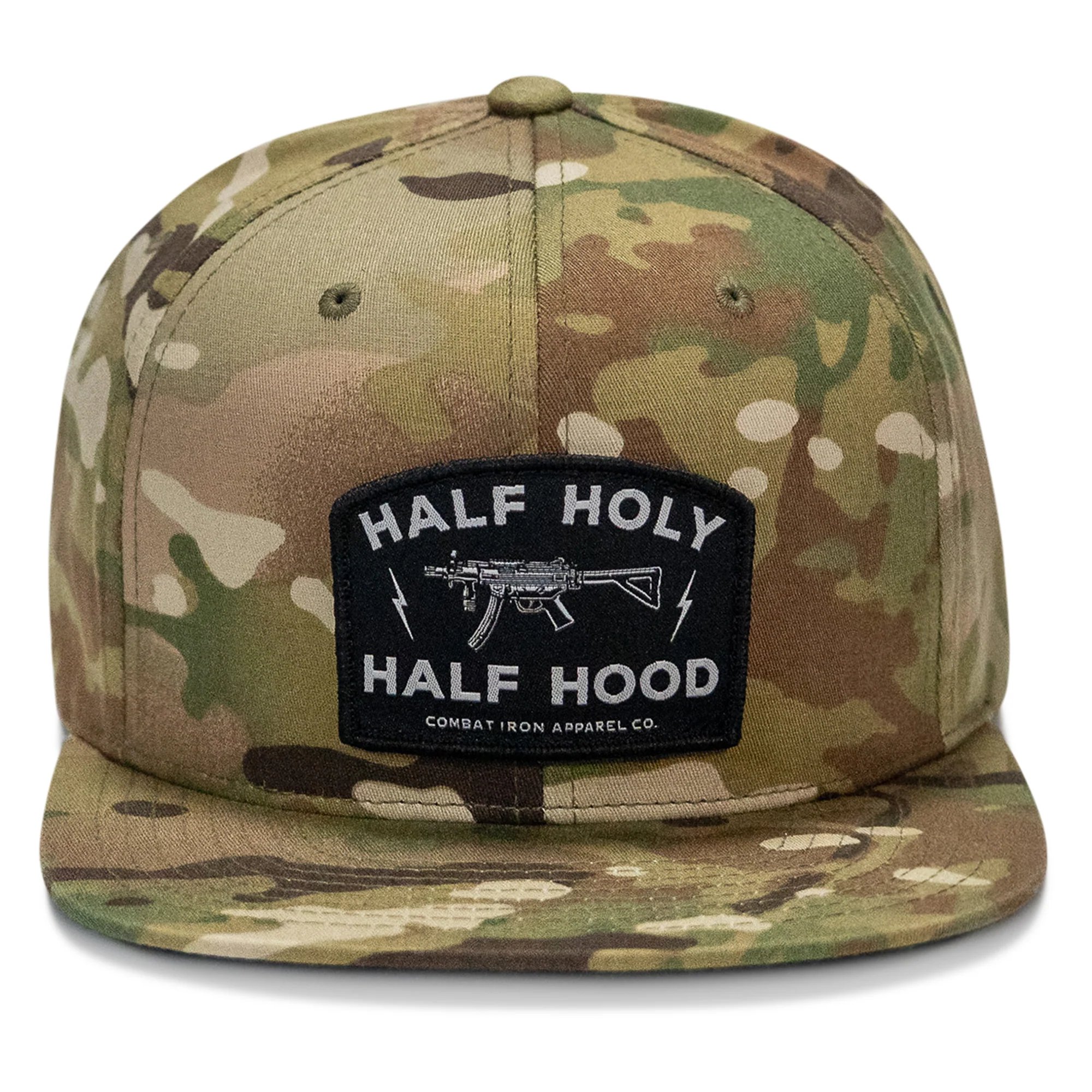 Half Holy. Half Hood. Flatbill Hat - Image 41