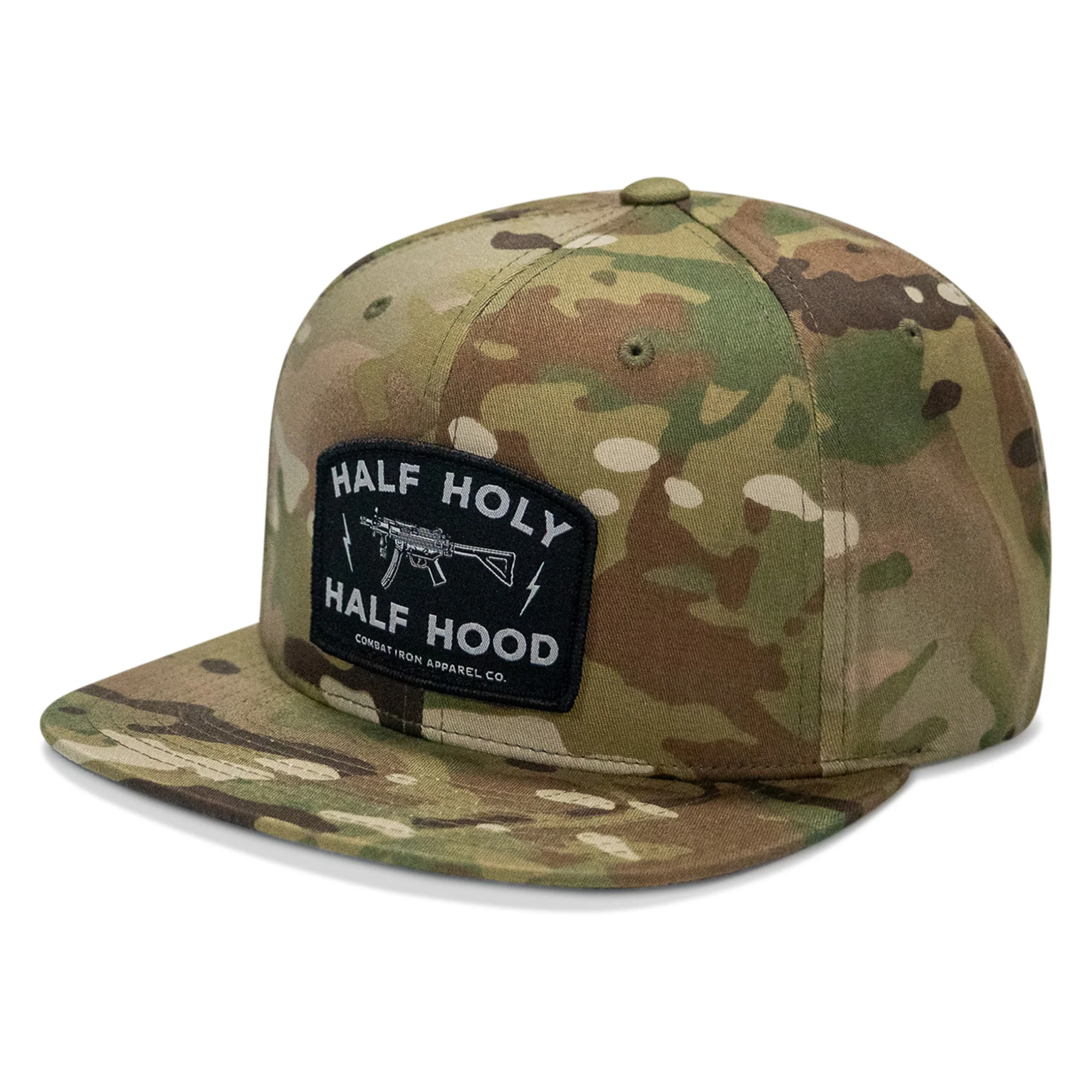Half Holy. Half Hood. Flatbill Hat - Image 42