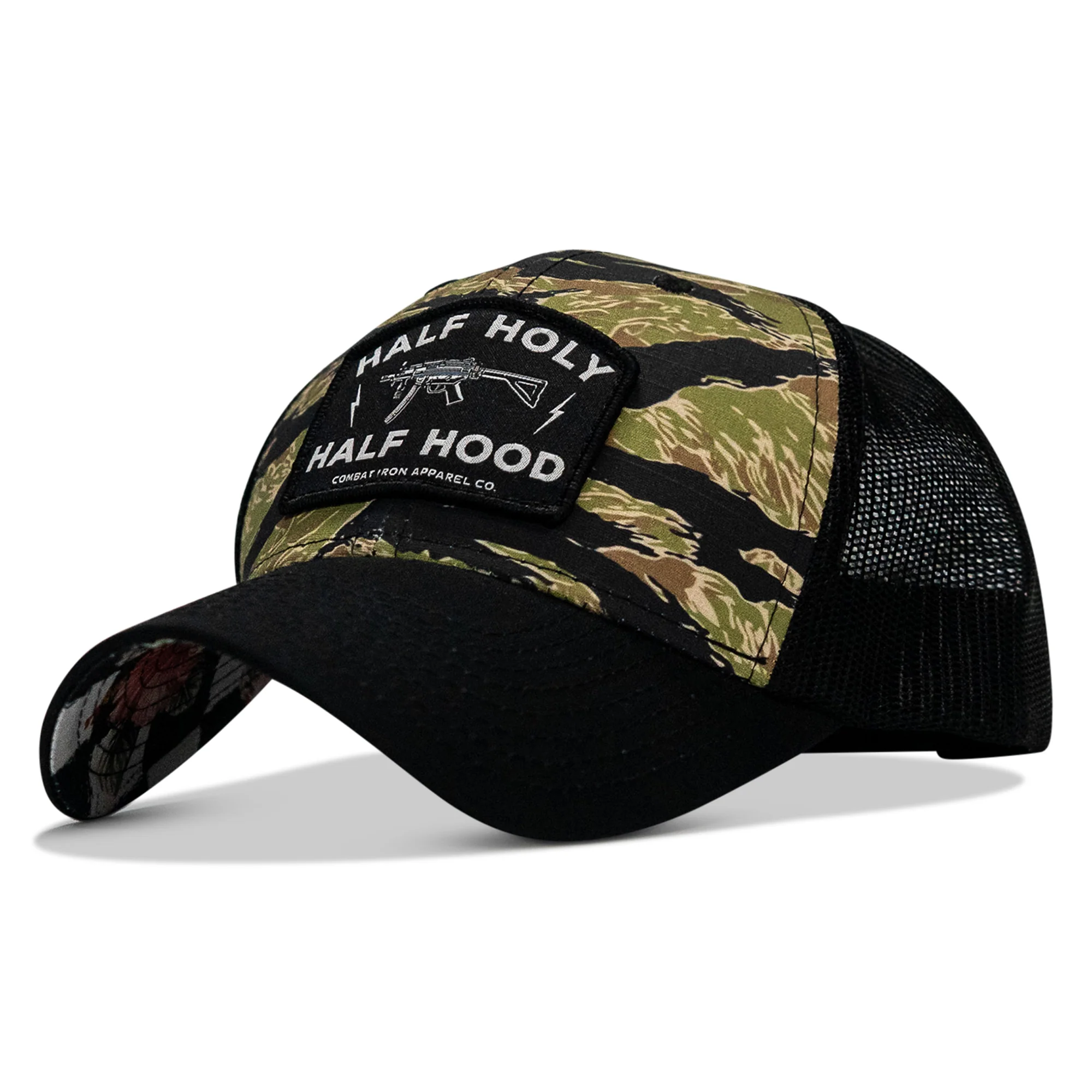 Half Holy. Half Hood Patch Original Ripstop Snapback Hat - Image 10