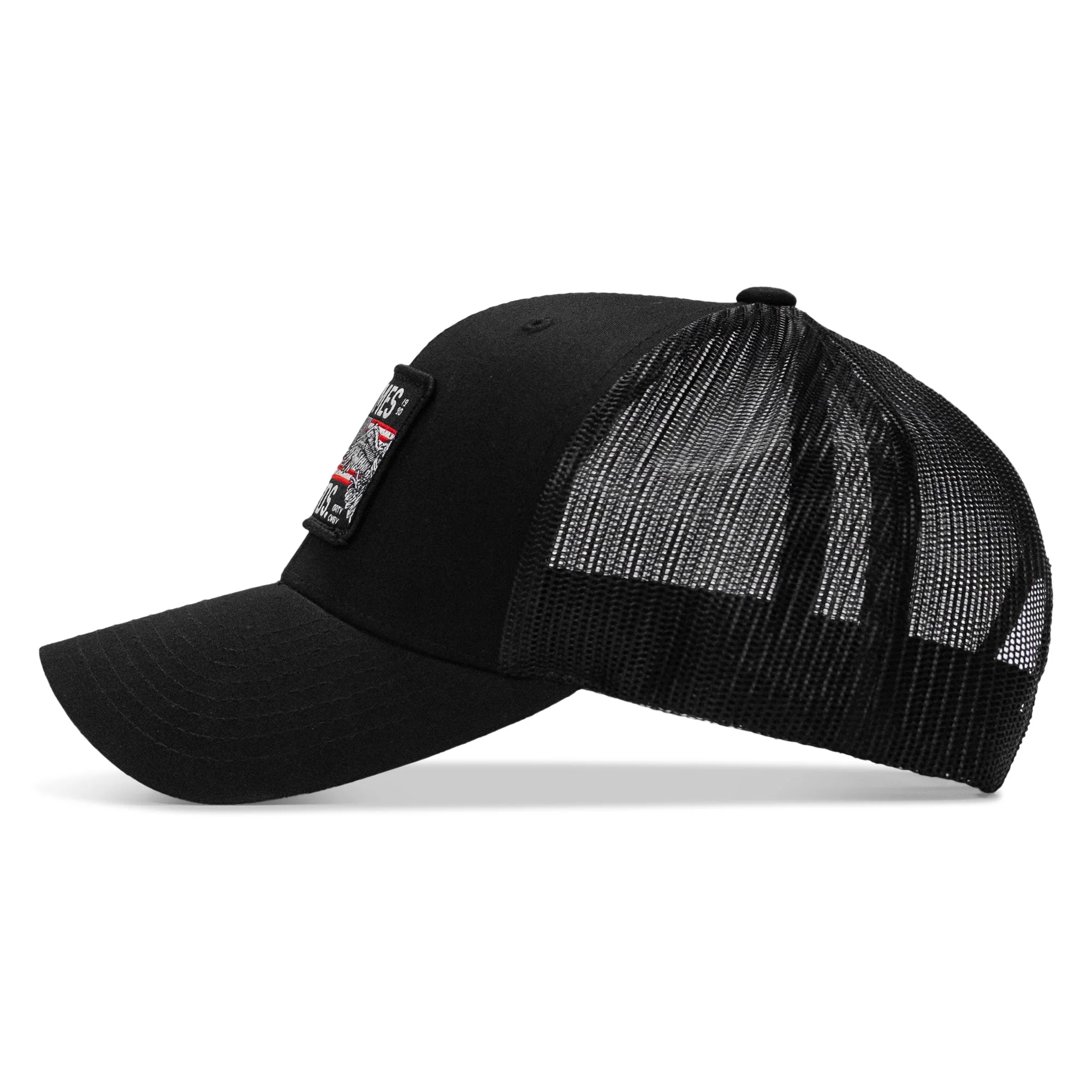 Hard Times Make Hard Bastards Patch Snapback Hat - Image 6