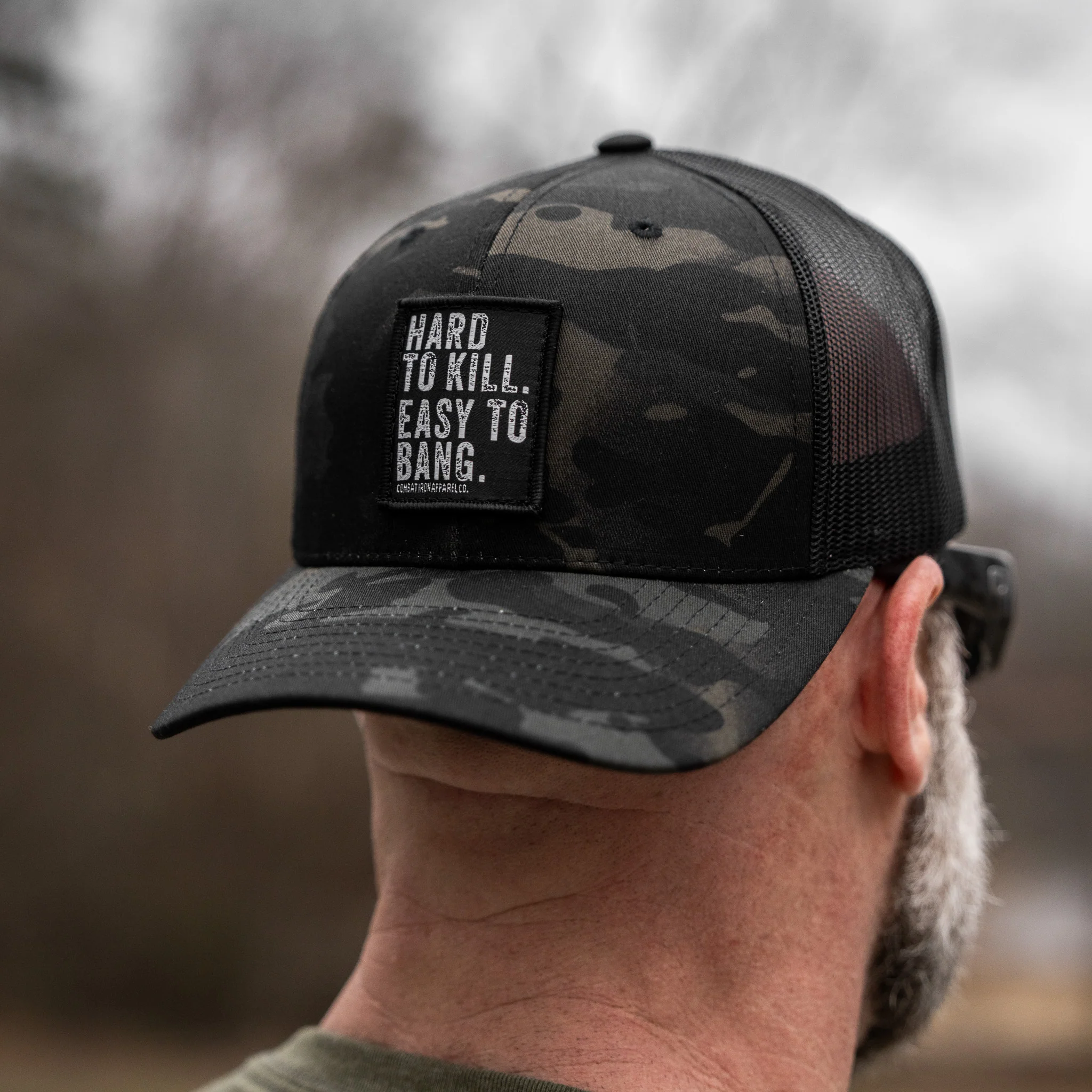 Hard to Kill. Easy to Bang. Patch Snapback Hat - Image 30