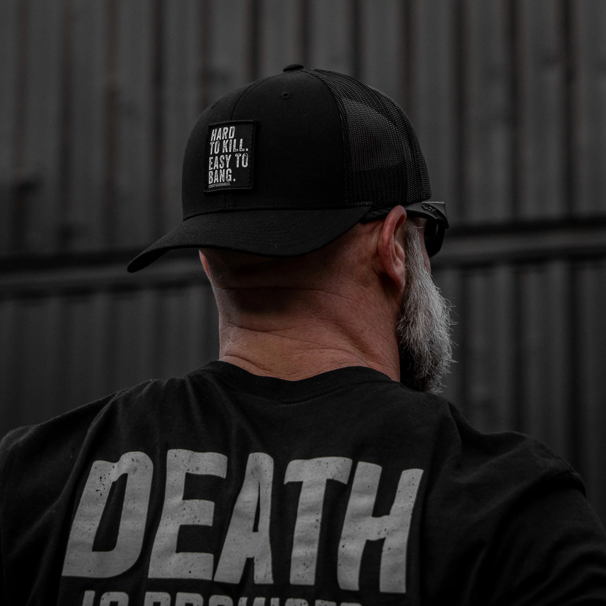 Hard to Kill. Easy to Bang. Patch Snapback Hat - Image 4