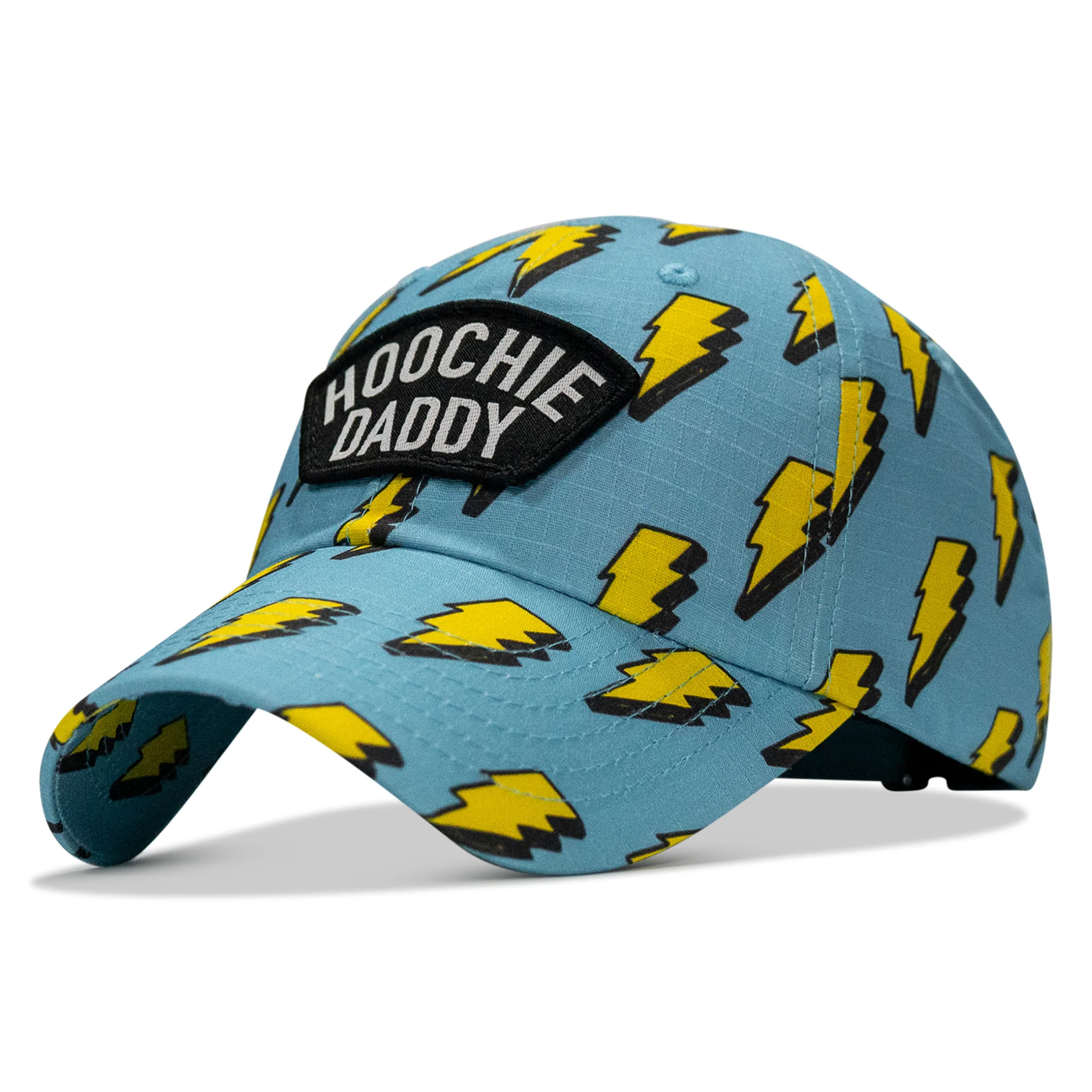 Hoochie Daddy Arched Patch Tactical Ripstop Mesh Snapback Hat - Image 48