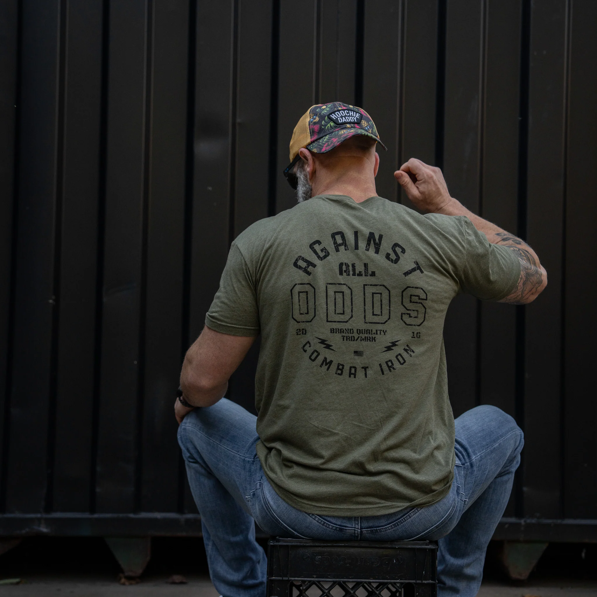 Hoochie Daddy Arched Patch Tactical Ripstop Mesh Snapback Hat - Image 8